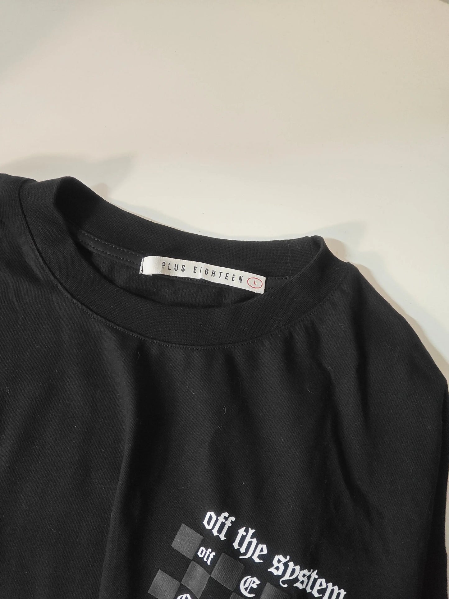 T-shirt noir taille L de Off The System avec imprimé graphique "Off the System".