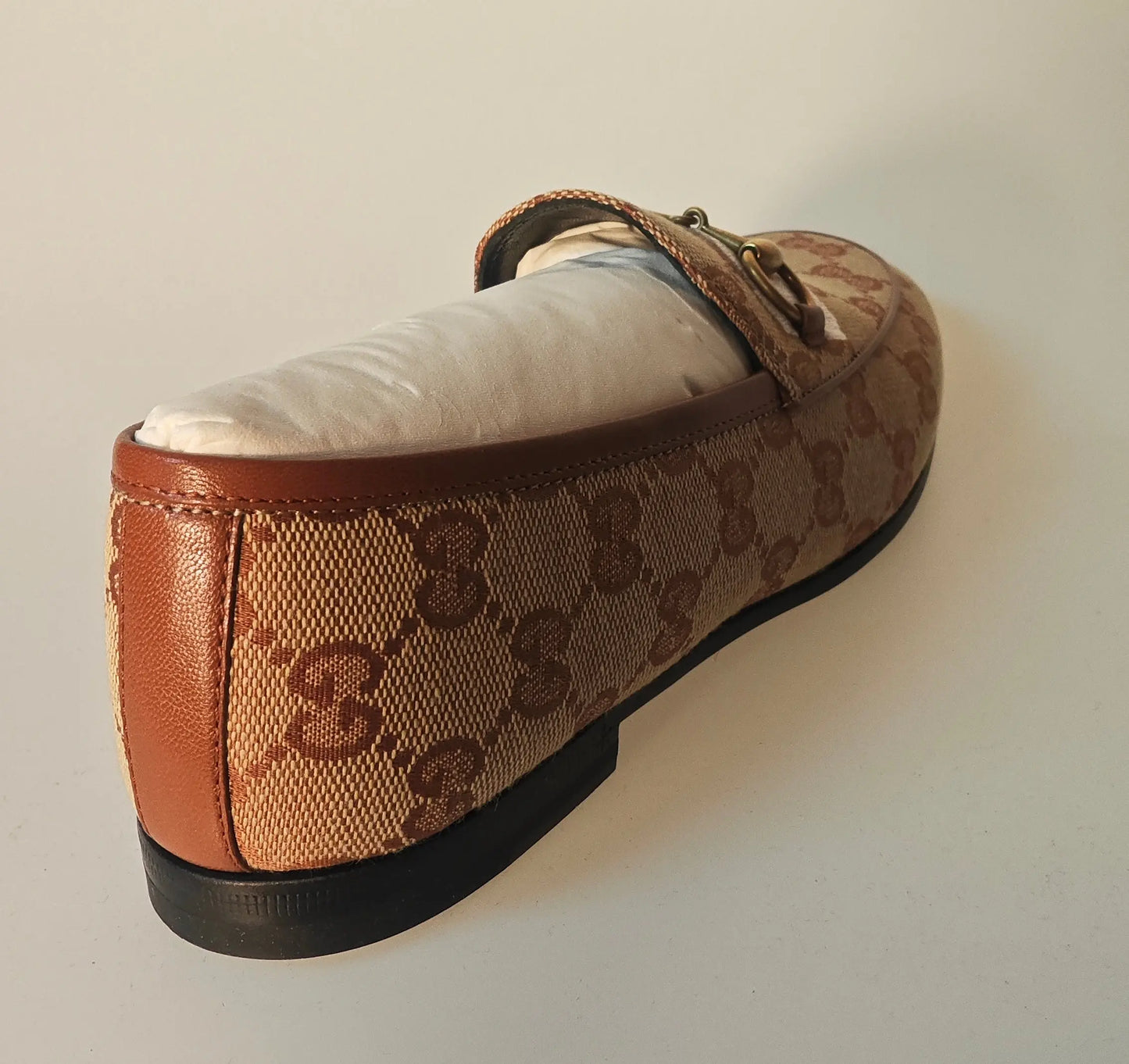 Mocassins Gucci GG Canvas Horsebit Femme gucci