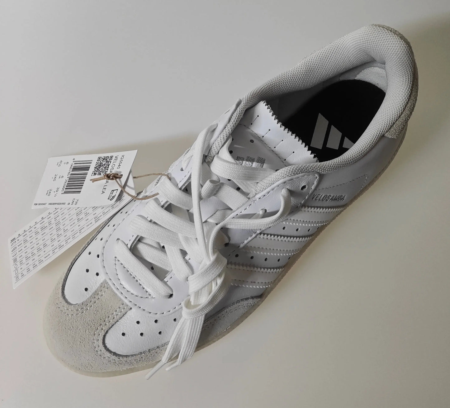 Adidas Velosamba LEA – Blanches – Taille 39 1/3 Adidas