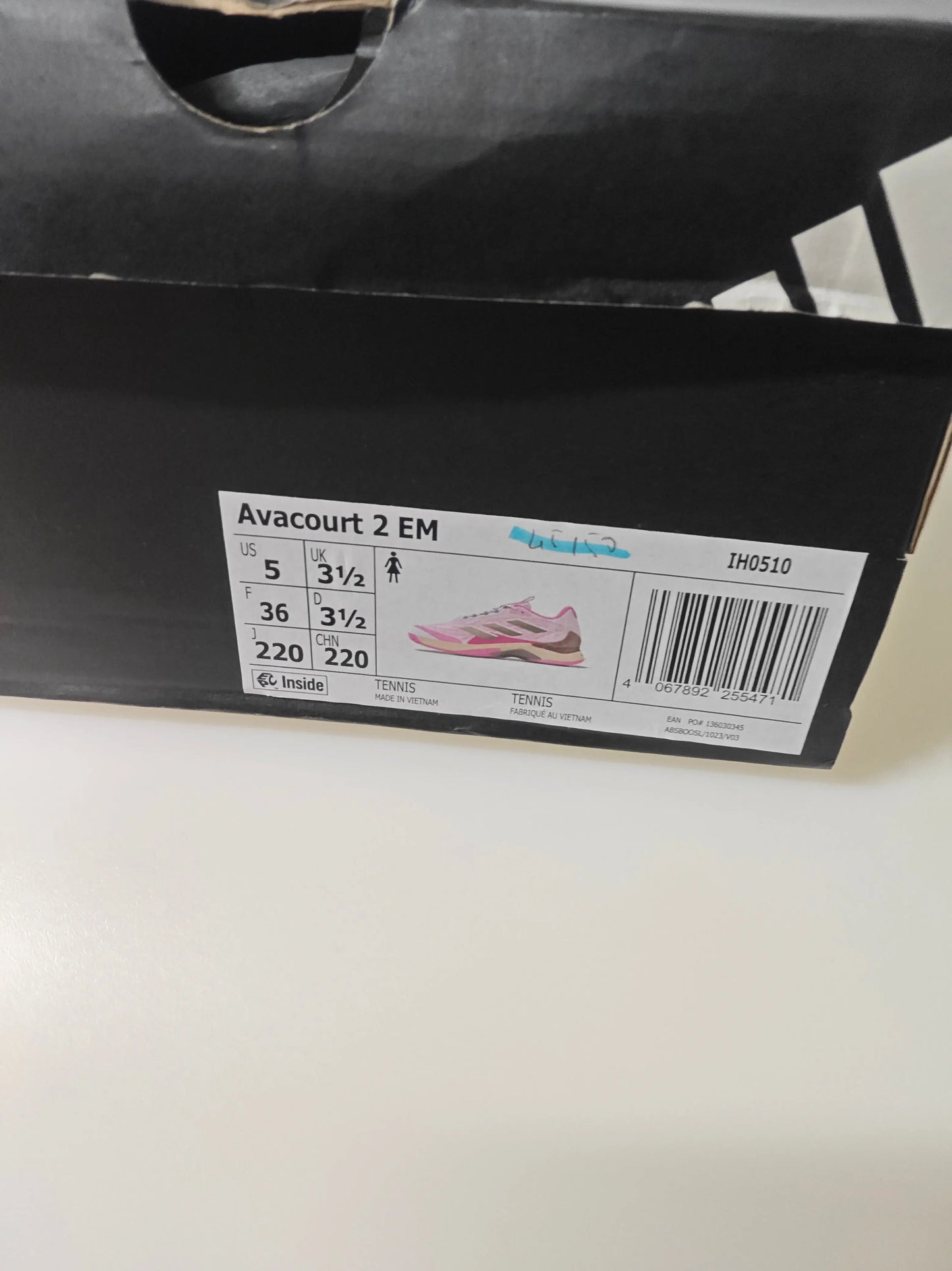 Adidas Avacourt 2 EM – Tennis Femme – Taille 36 Adidas