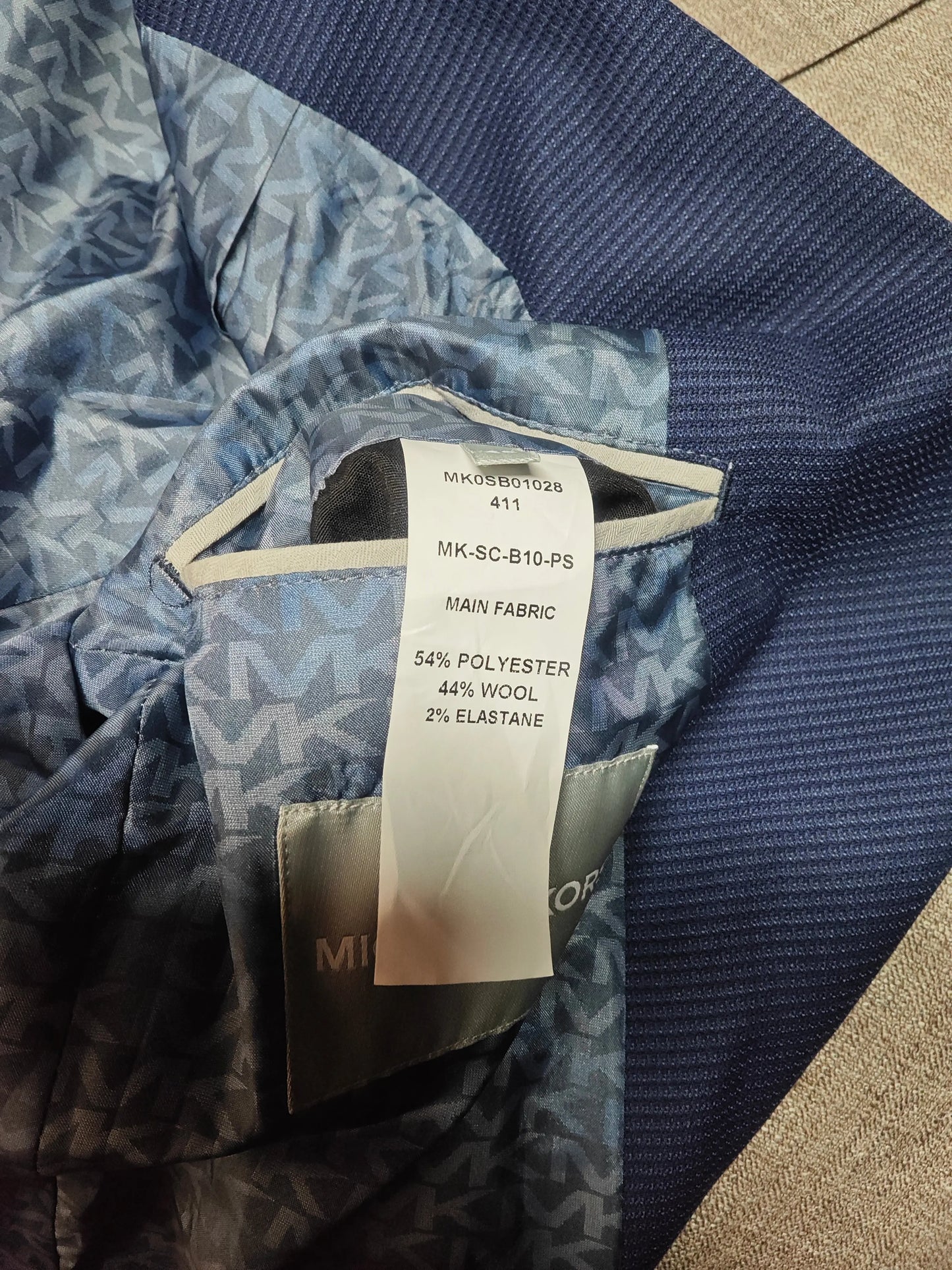 Veste Michael Kors – Tissu Performance – Bleu T.48 Michael Kors