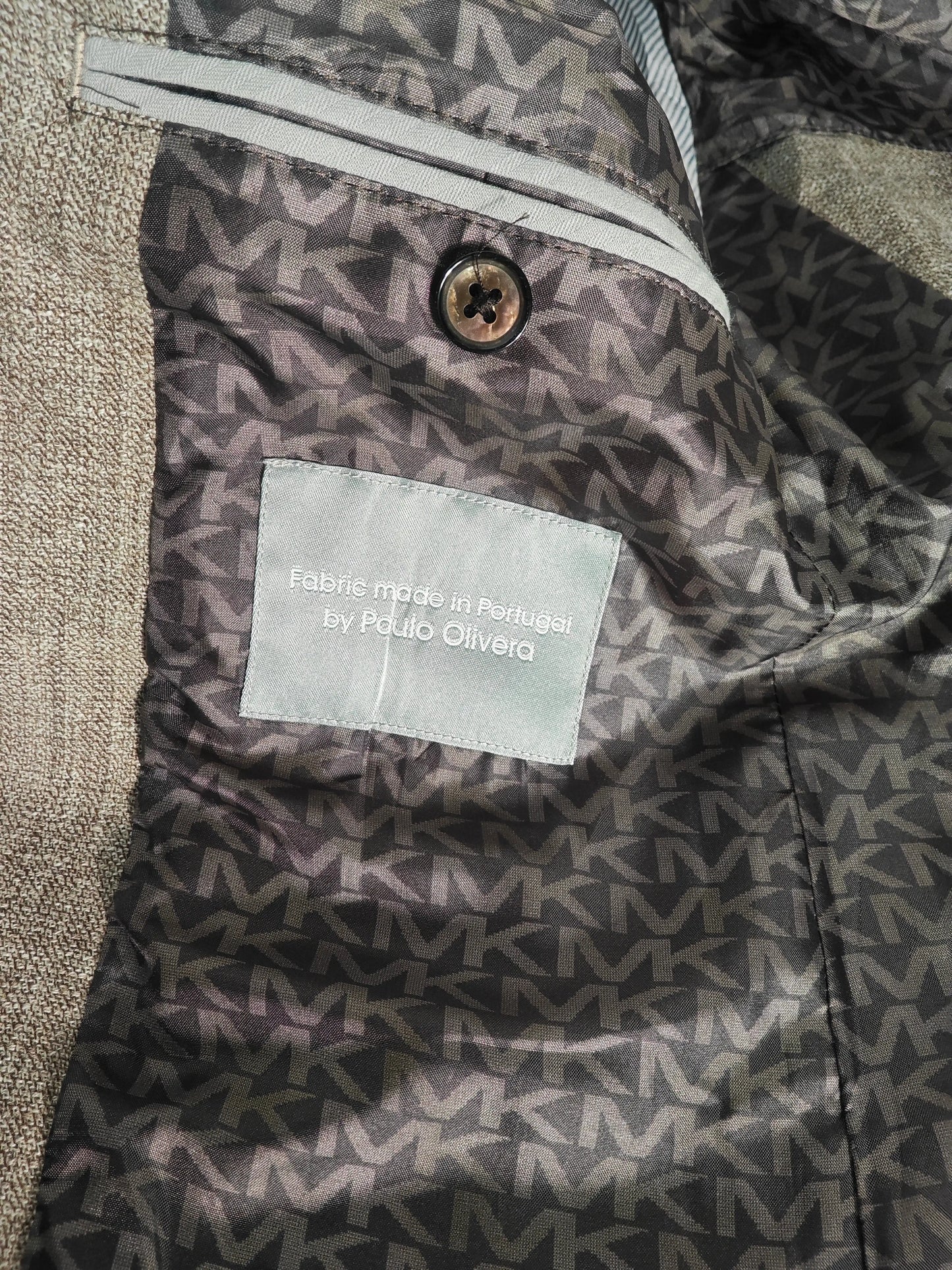Veste Blazer Michael Kors – Beige Premium – Taille 48 Laine-Lin Michael Kors