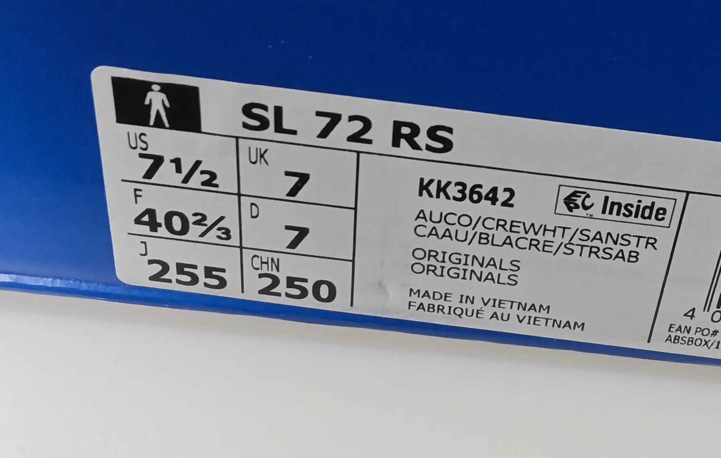 Adidas SL 72 RS - Taille 40 ⅔ Adidas