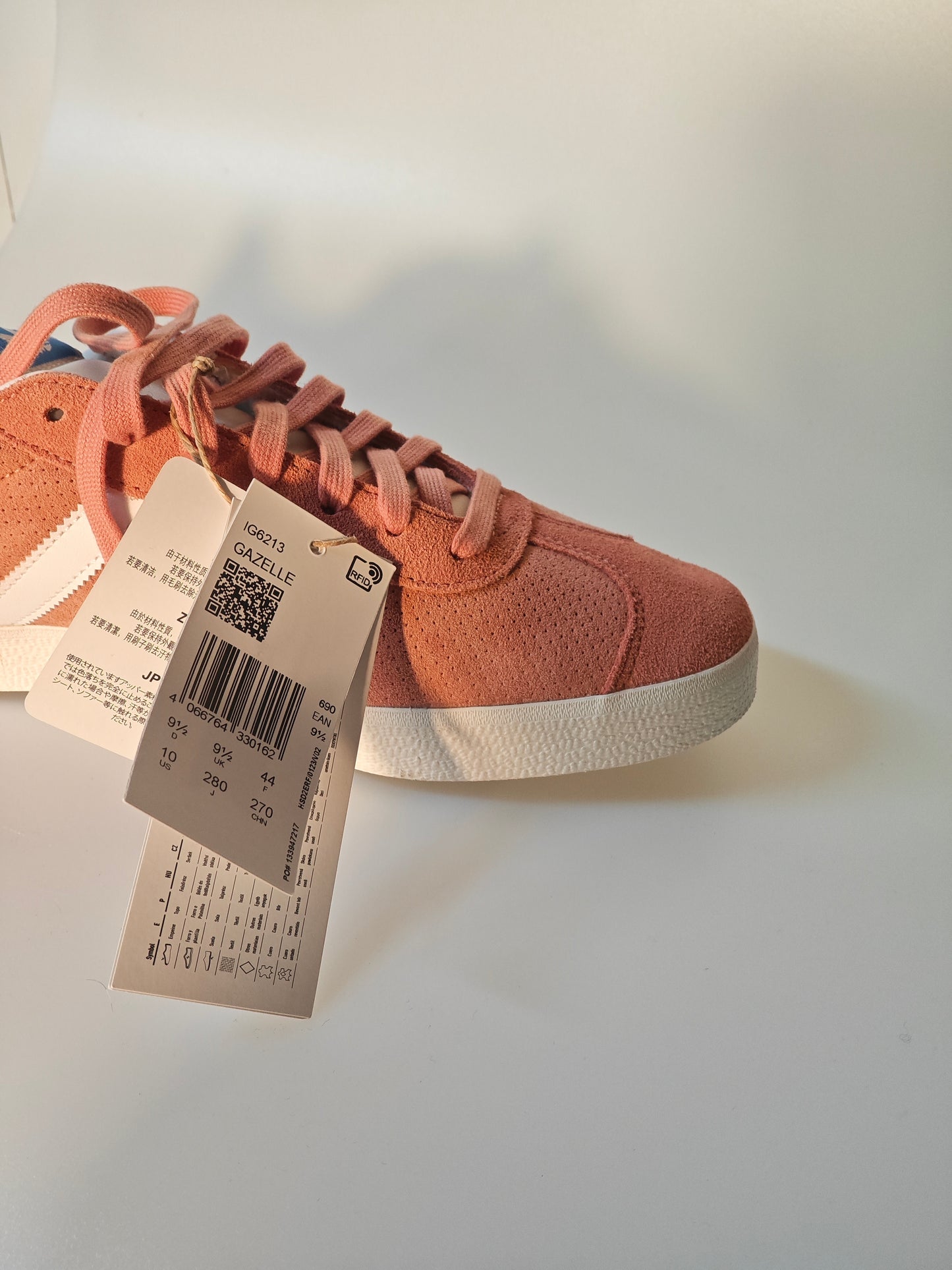 Adidas Gazelle rose / blanc – neuves avec étiquette – T44