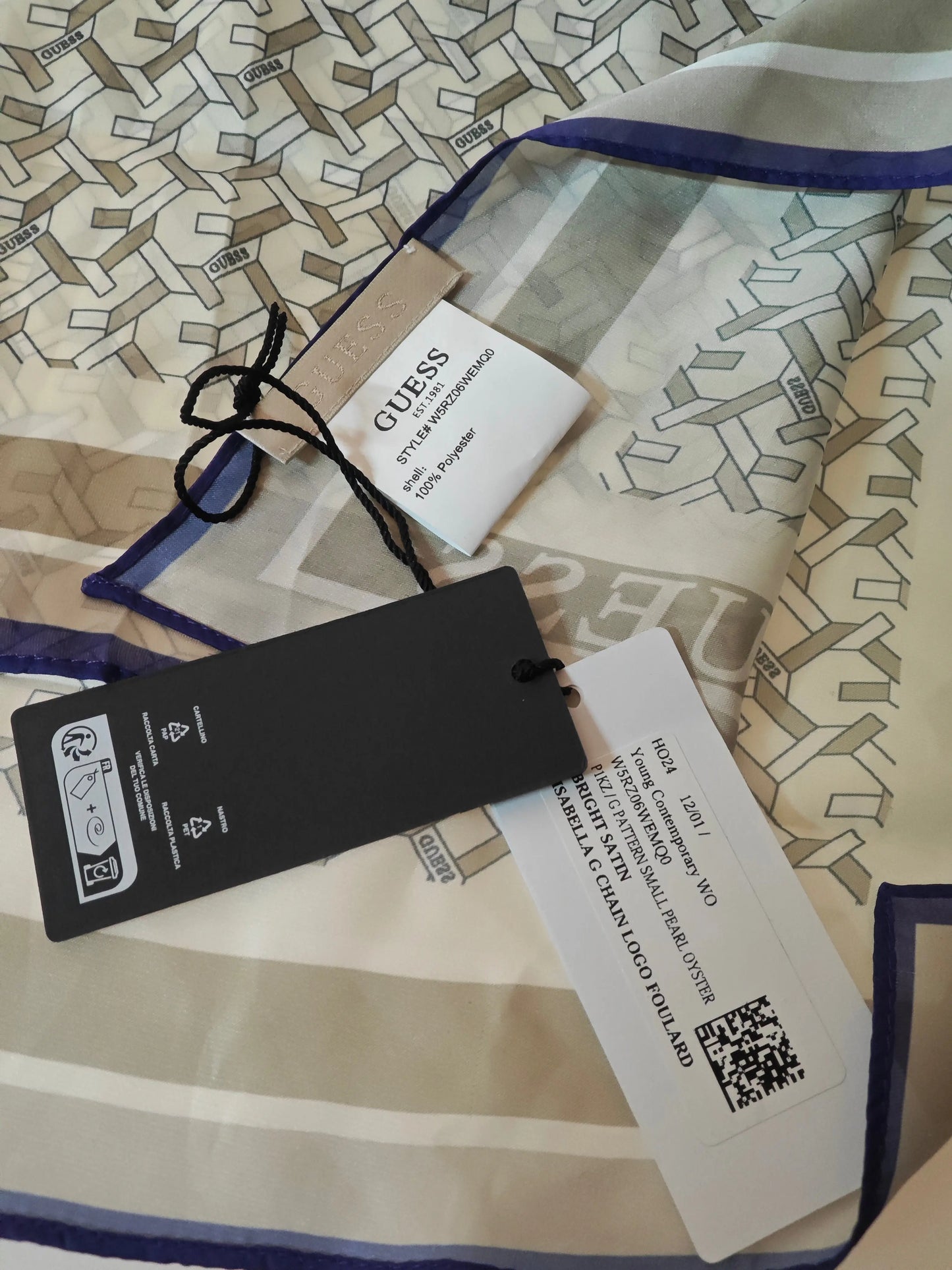 foulard Guess Isabella G Chain Logo Guess