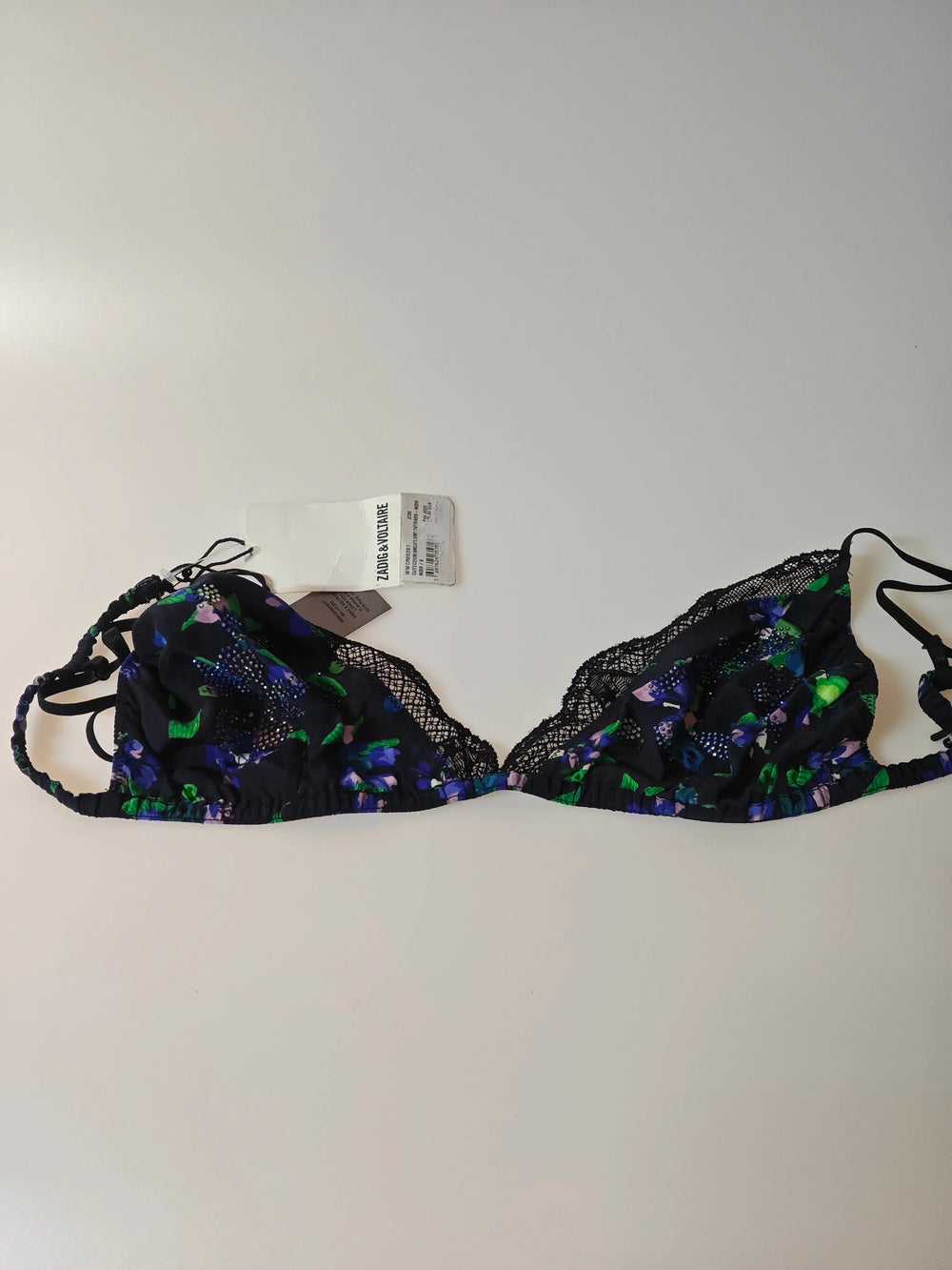 Soutien-gorge triangle Zadig & Voltaire – floral avec strass Zadig & Volataire