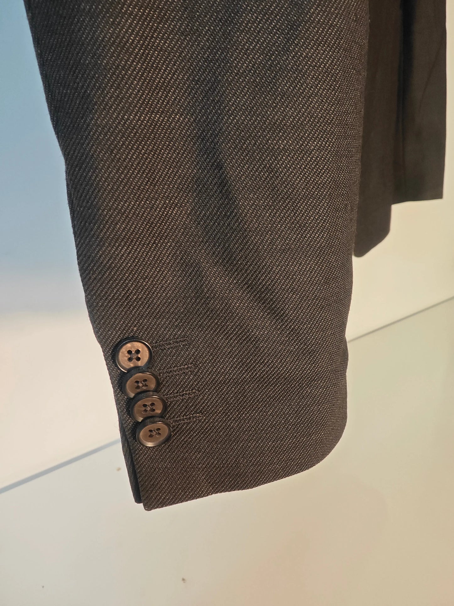 Blazer marron anthracite stretch Michael Kors – taille 50 Michael Kors