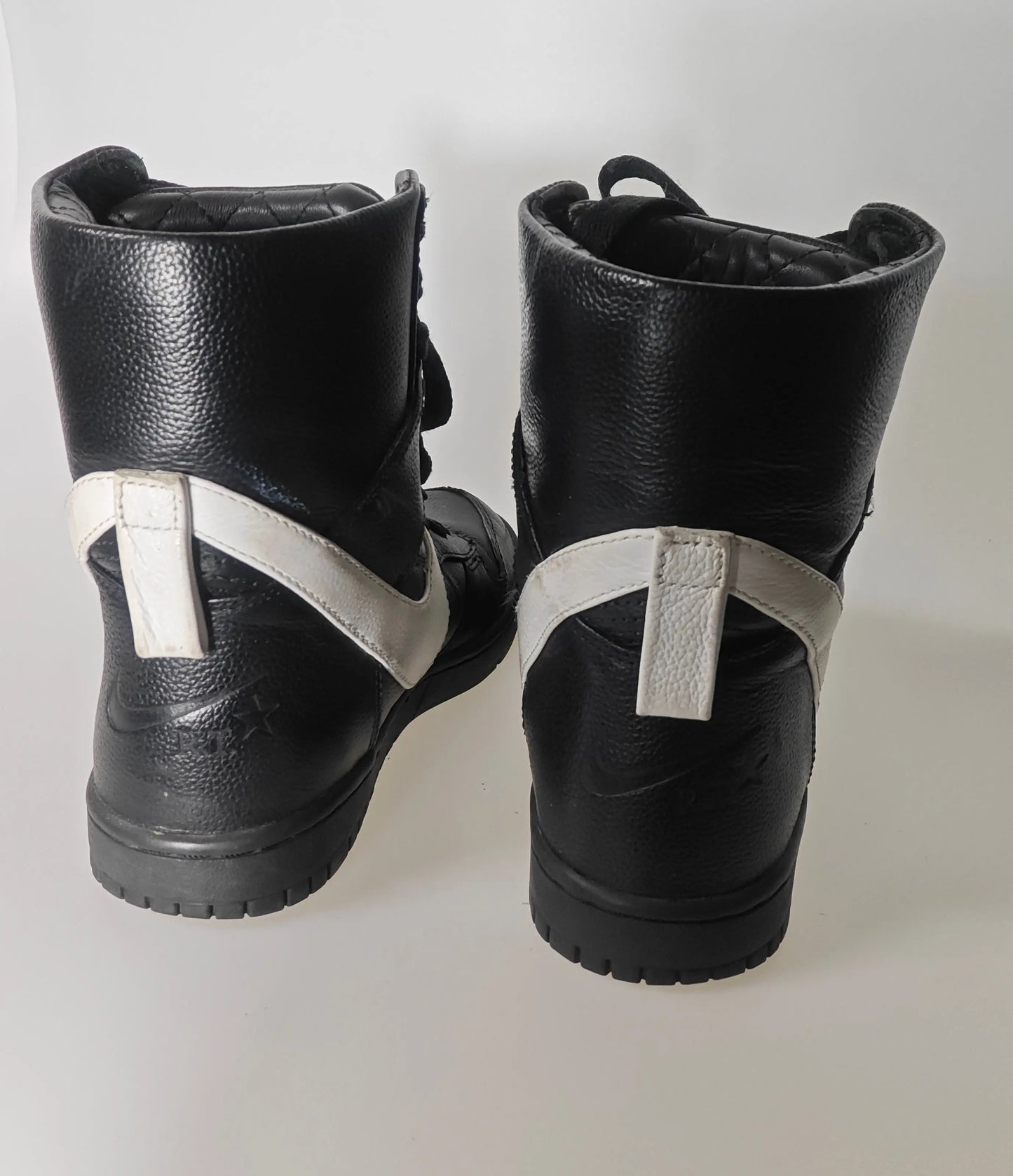 Nike Dunk Lux High RT Riccardo Tisci – édition spéciale – cuir noir – sneakers montantes nike