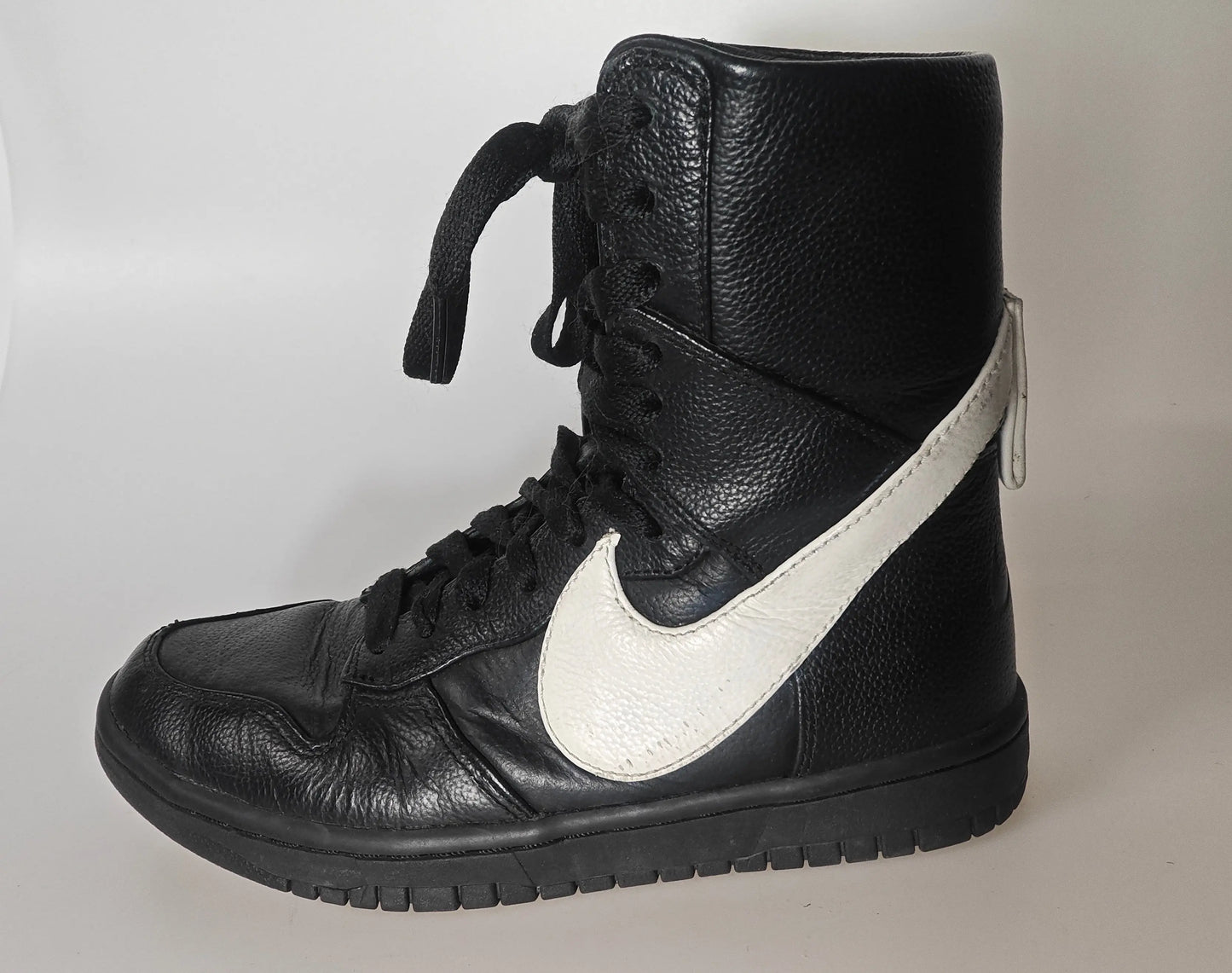 Nike Dunk Lux High RT Riccardo Tisci – édition spéciale – cuir noir – sneakers montantes nike
