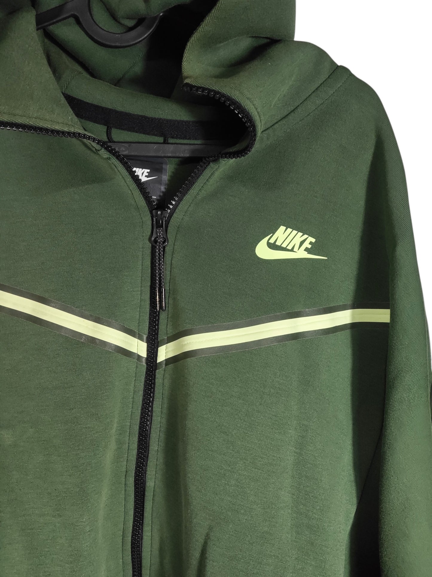 Nike hoodie zippé vert style vintage taille S - SECONDE MAIN