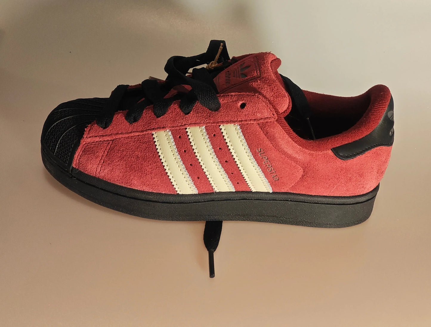 Adidas Superstar II bordeaux / noir / blanc – T38 – neuves – réf. JQ3220 Adidas