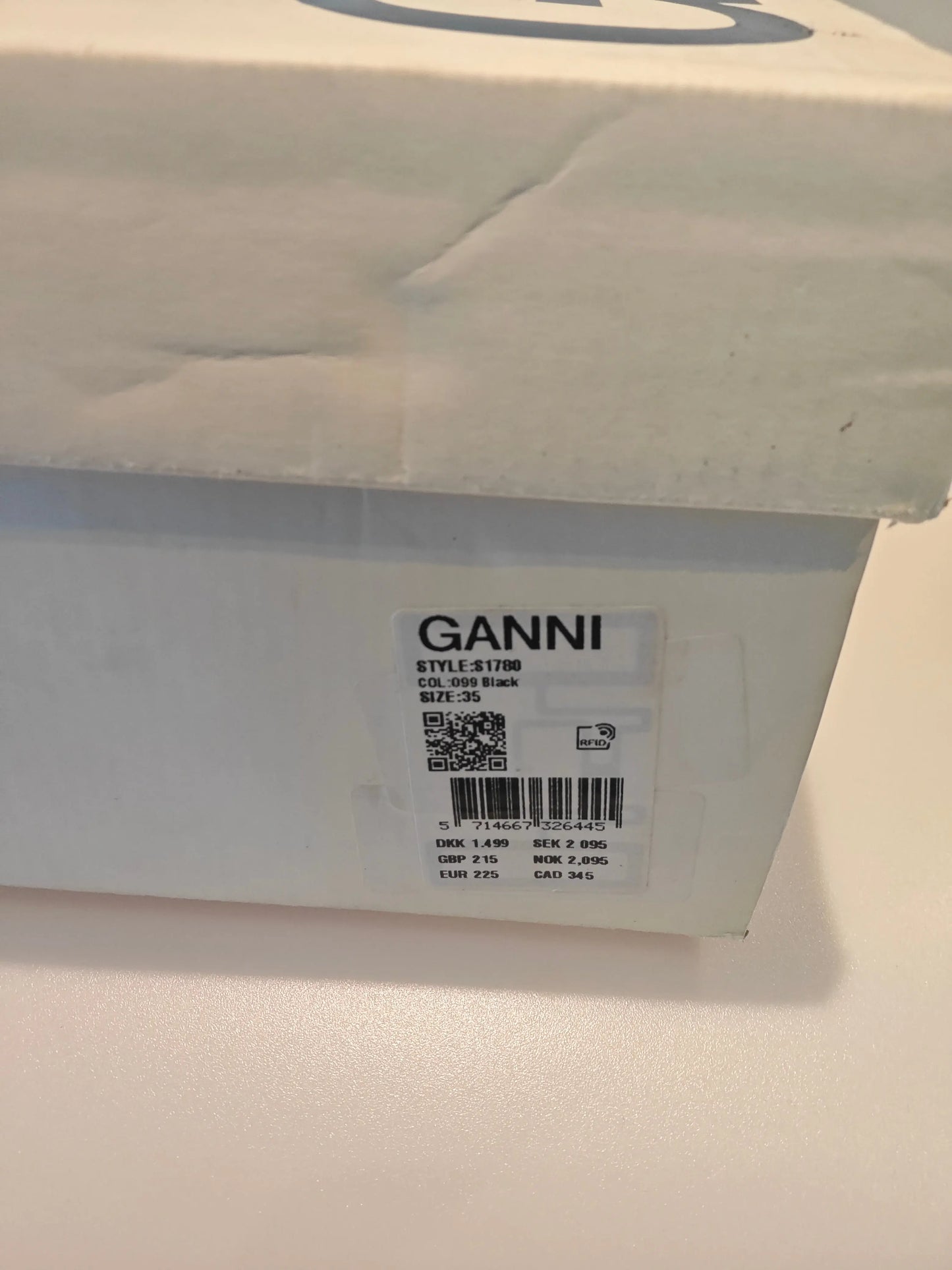 GANNI sabot / mule noir à talon – T35 – neuf avec boîte et dust bag Ganni