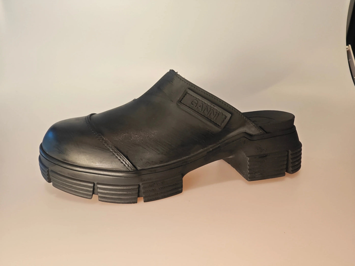 GANNI sabot / mule noir à talon – T35 – neuf avec boîte et dust bag Ganni