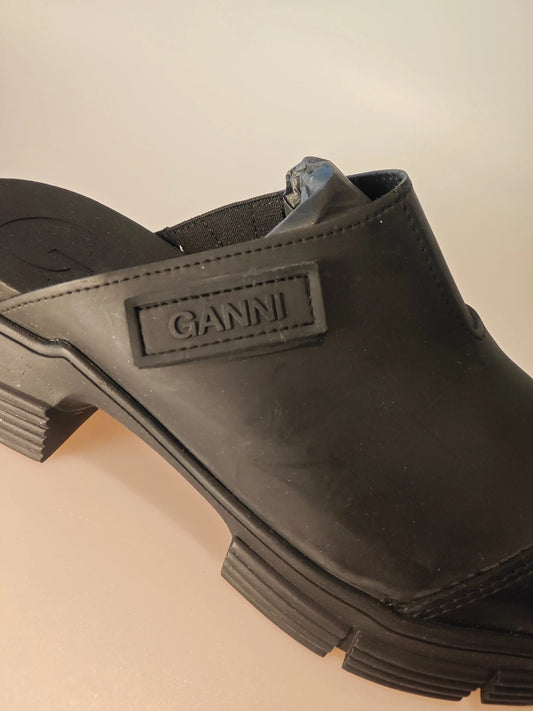 GANNI sabot / mule noir à talon – T35 – neuf avec boîte et dust bag Ganni
