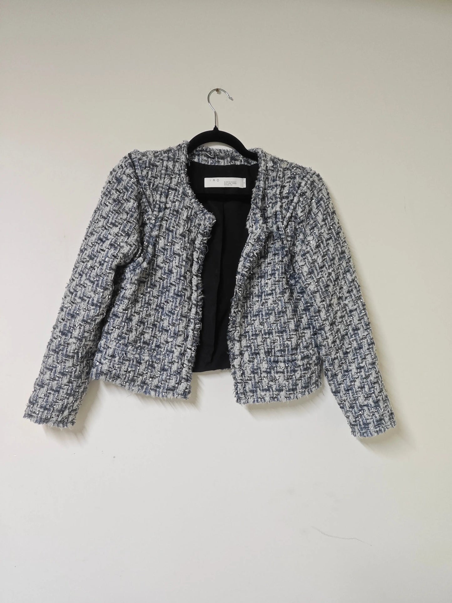 IRO Paris – Veste Tweed Disco – Taille 40 - SECONDE MAIN IRO