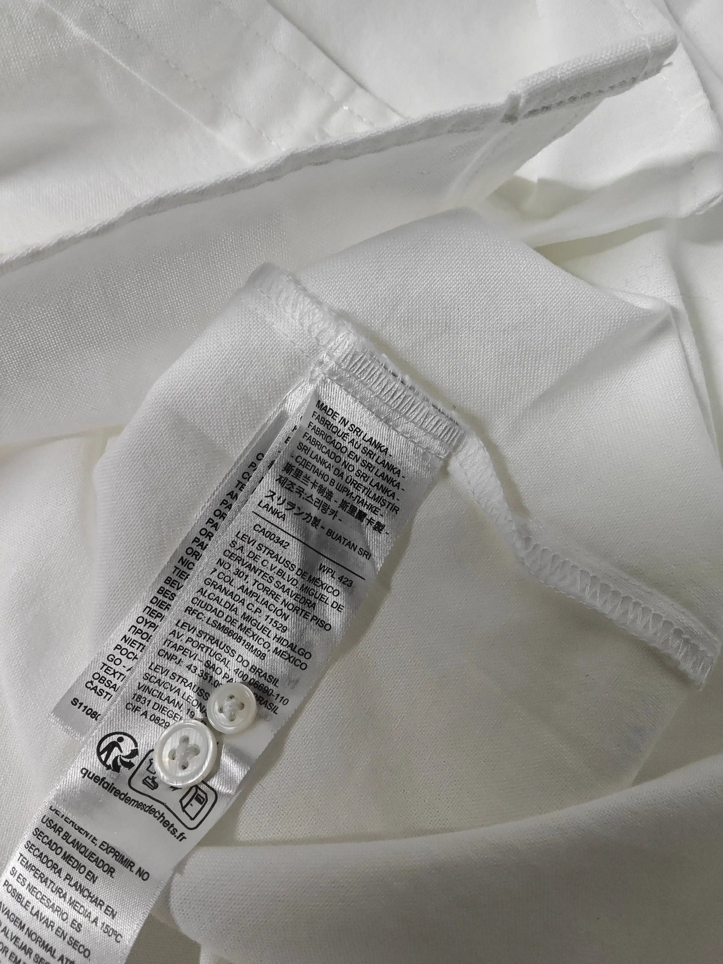 Chemise blanche Levi’s Classic taille XS Levi's