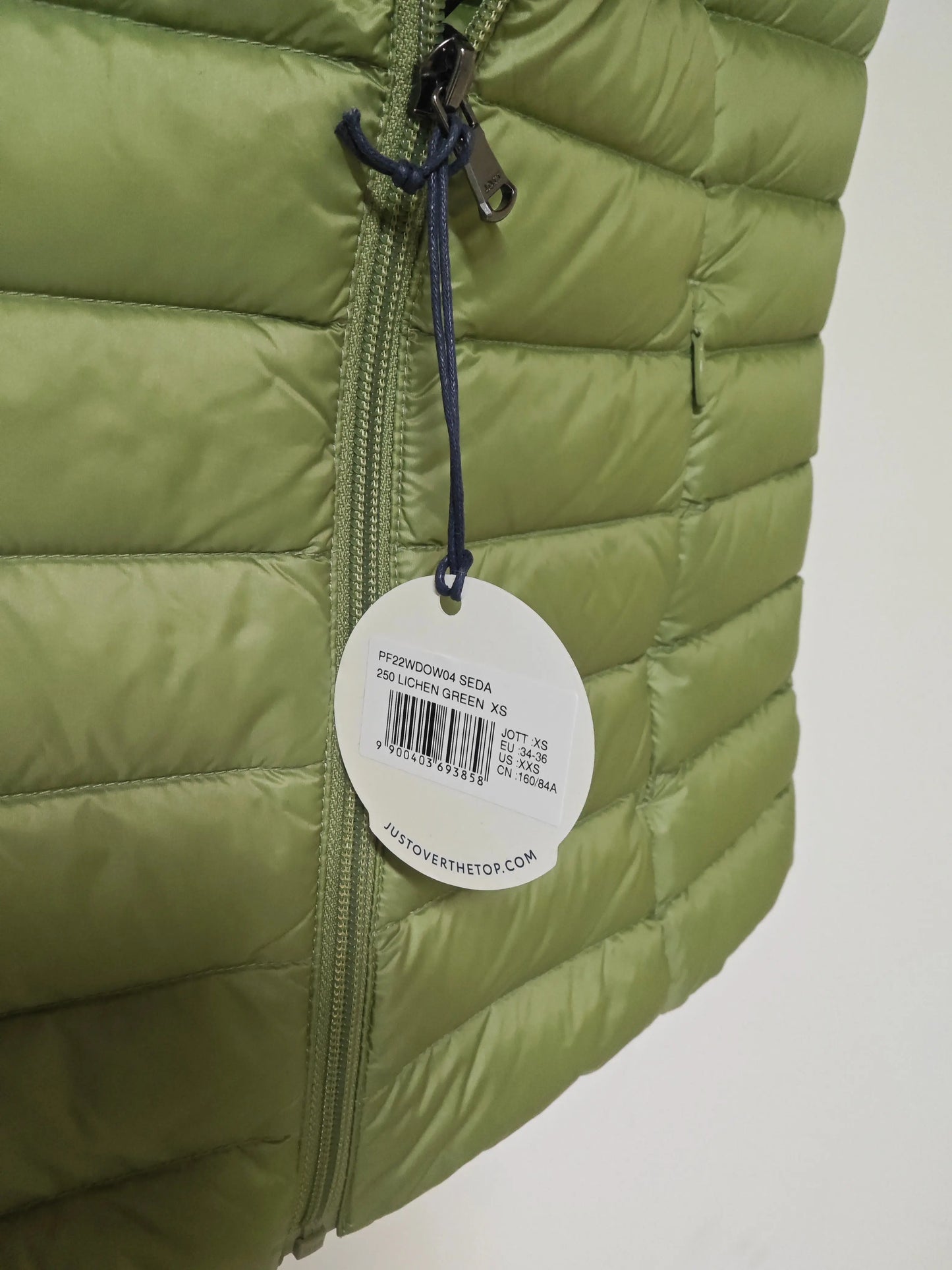 Doudoune sans manches JOTT Seda vert lichen XS neuve Jott