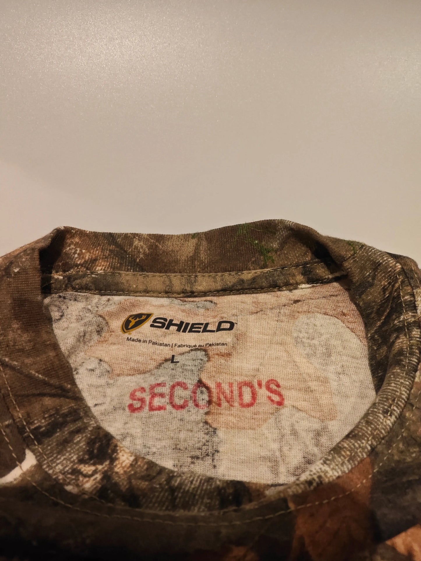 T-shirt camouflage style outdoor / chasse taille L – très bon état - SECONDE MAIN Upstyle Destock
