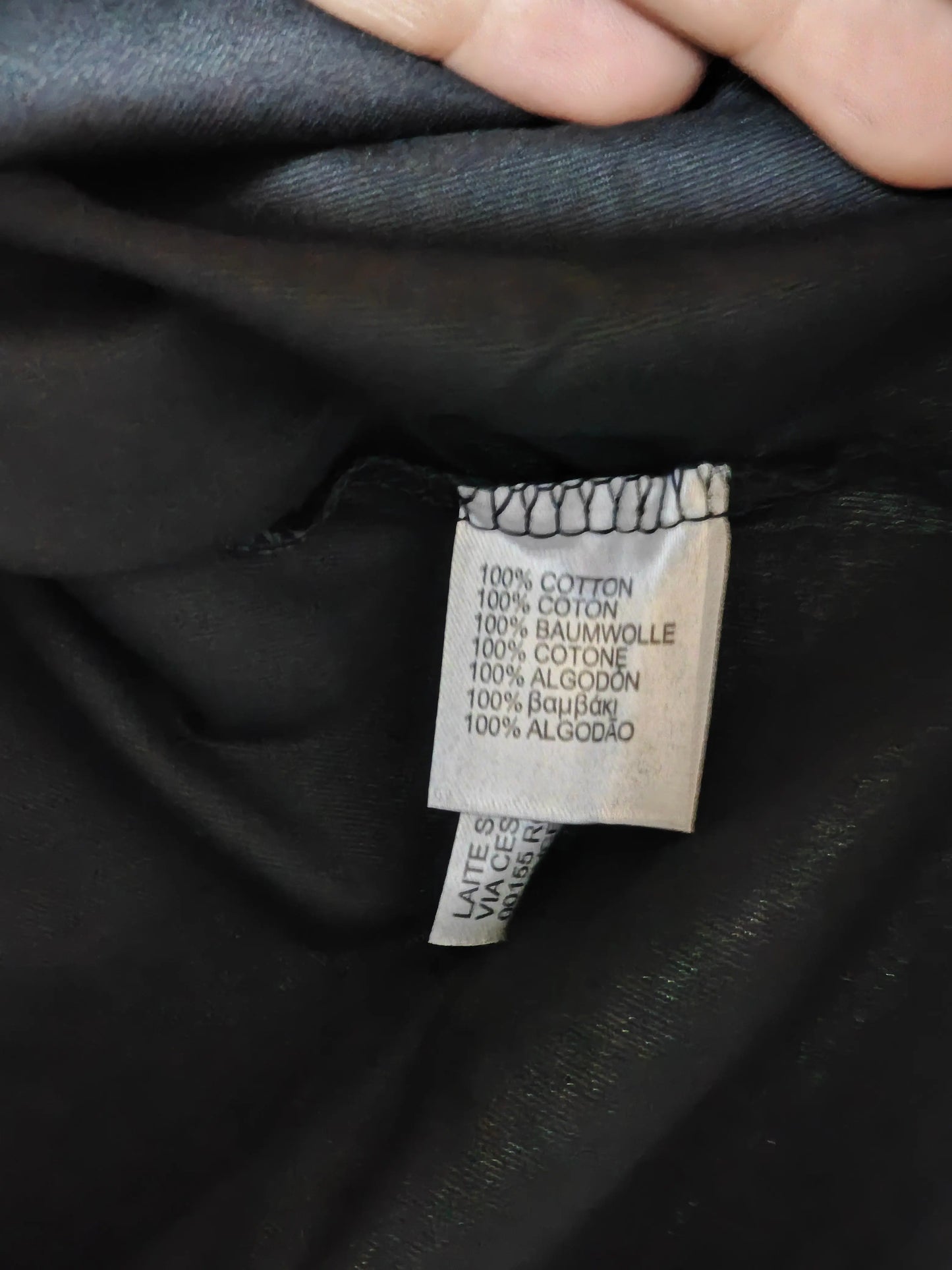 T-shirt Reyes Sakai noir 100% coton taille M imprimé dos Sakai