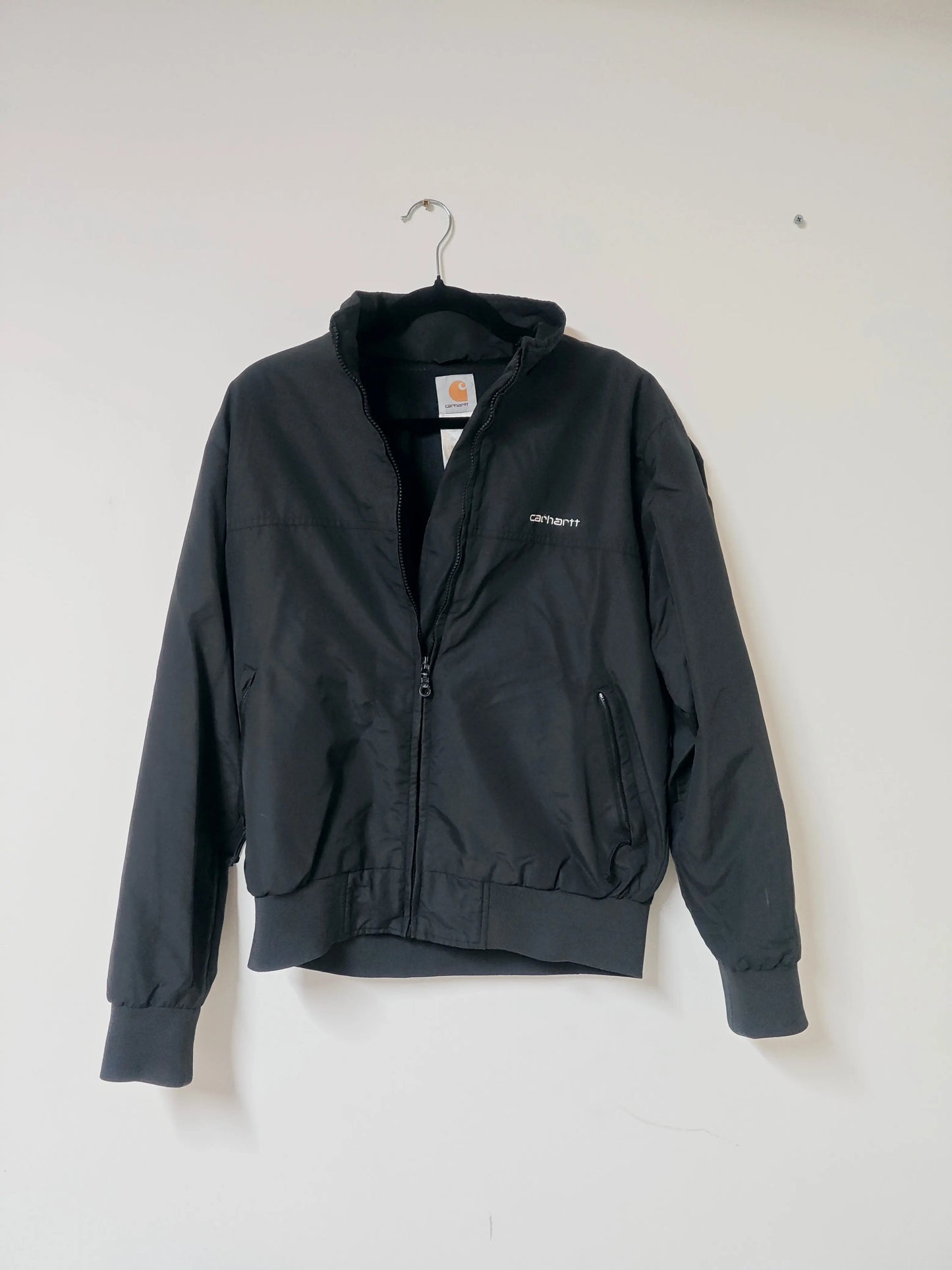 Blouson Carhartt noir zippé léger taille M - SECONDE MAIN Carhartt