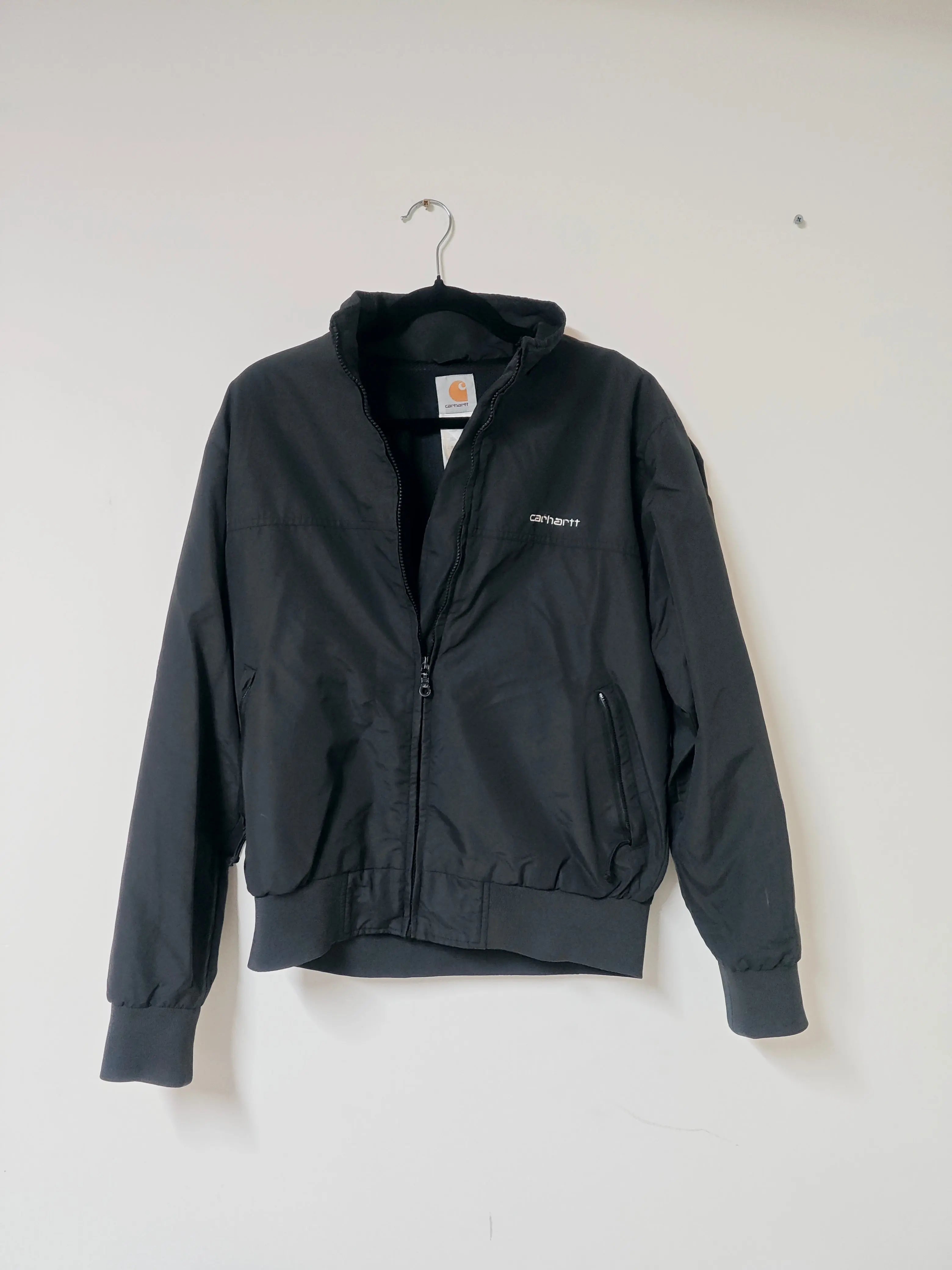 Blouson Carhartt noir zippé léger taille M - SECONDE MAIN Carhartt