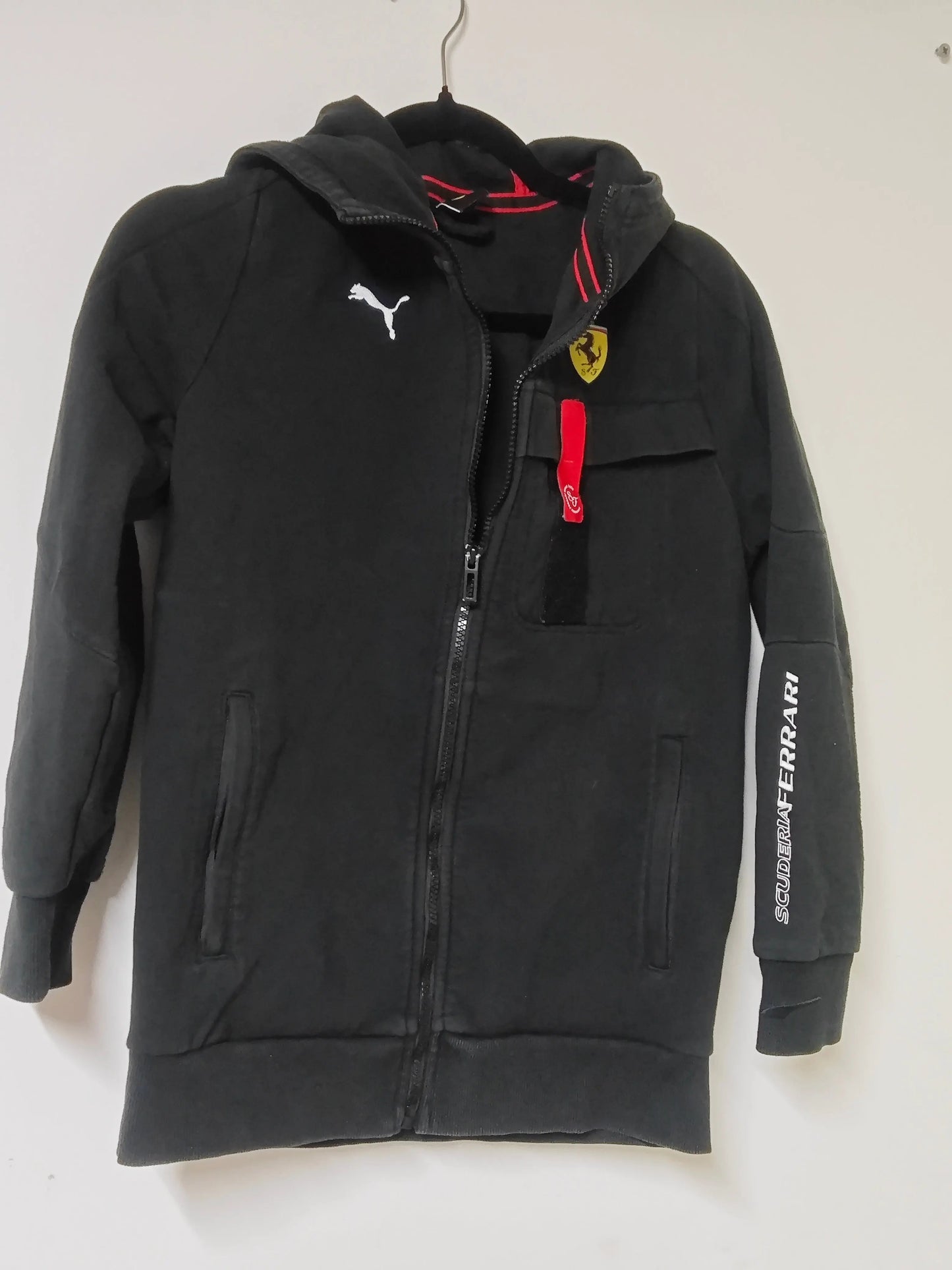 Sweat zippé Puma Ferrari noir à capuche S - SECONDE MAIN nike
