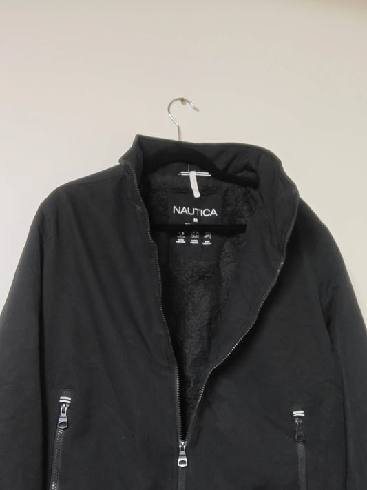 Veste Nautica noire zippée doublée polaire taille M - SECONDE MAIN Nautica