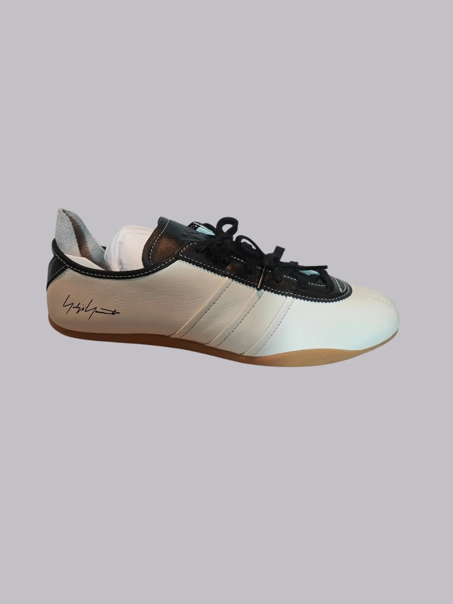 Y-3 Tokyo neuves cuir blanc/noir T. 39 1/3 Adidas