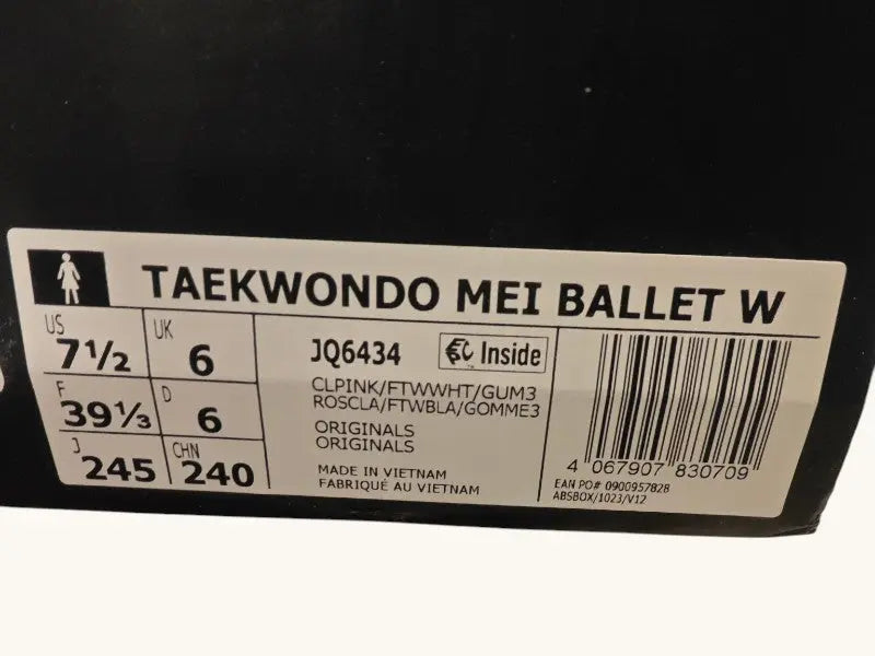 Adidas Taekwondo Mei Ballet rose – neuves – taille 39 1/3 Adidas