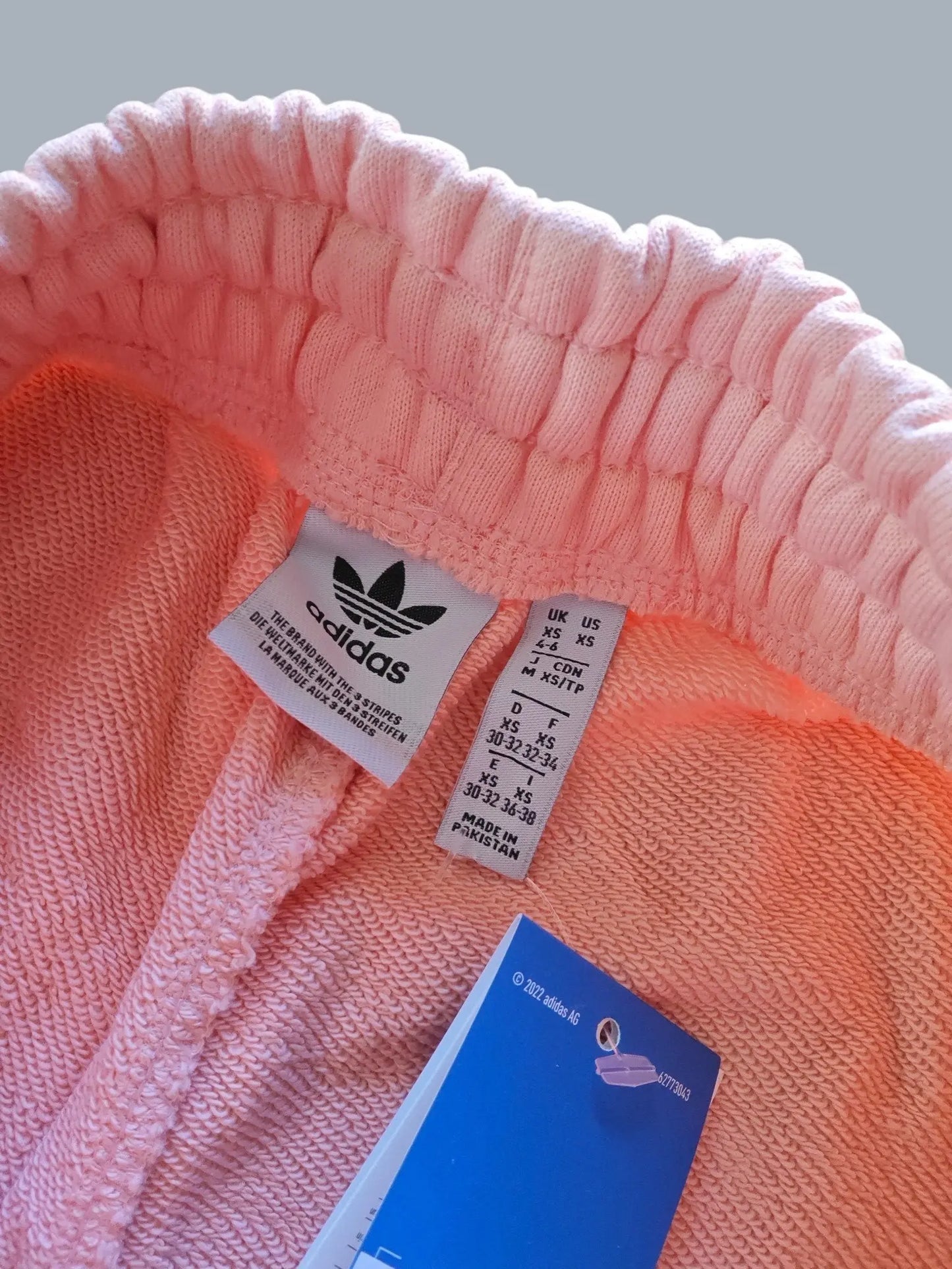 Pantalon jogging Adidas Originals rose pastel – taille XS – neuf avec étiquette Upstyle Destock