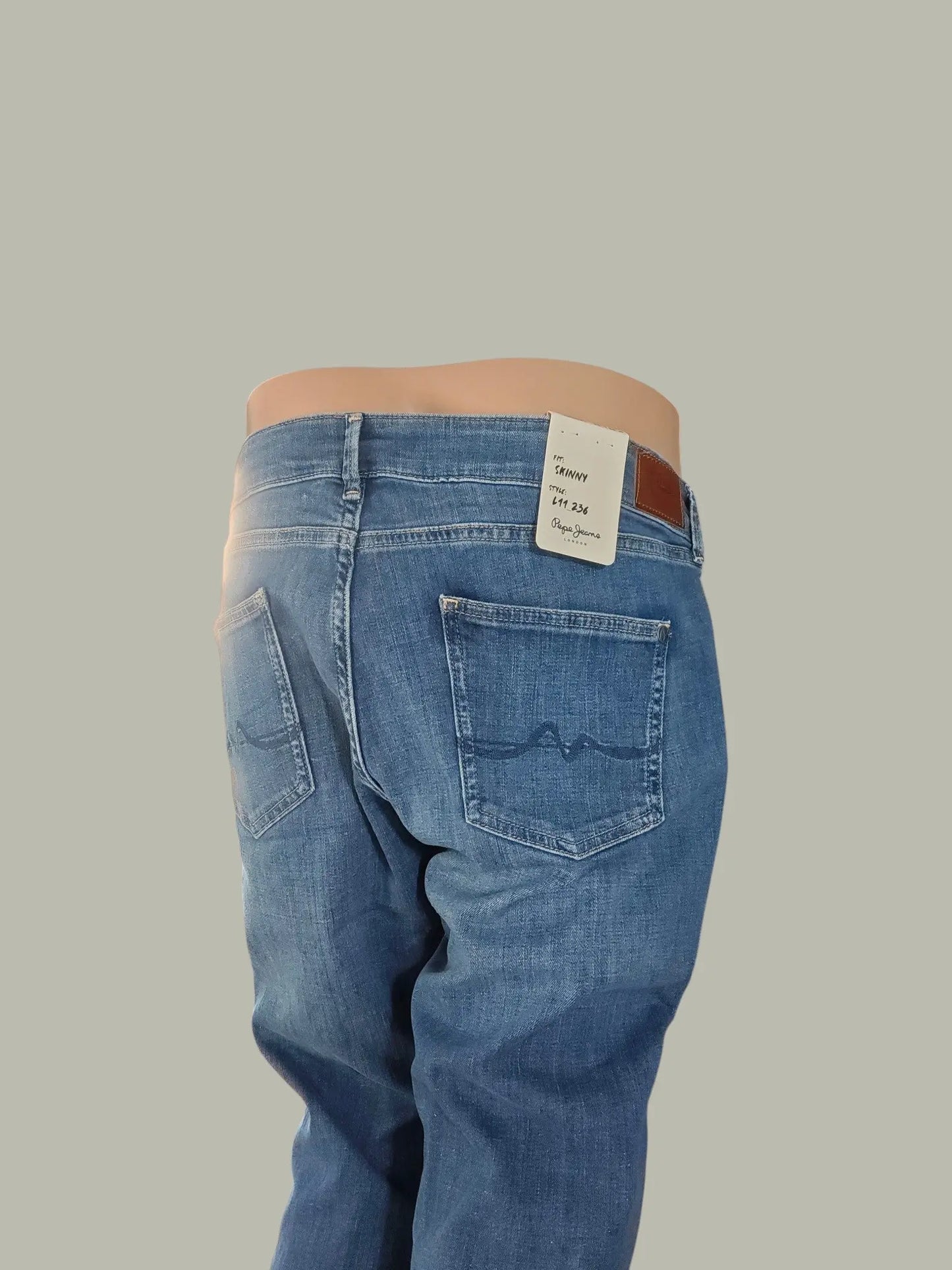 Jean Pepe Jeans London skinny bleu W32L30 Pepe Jeans