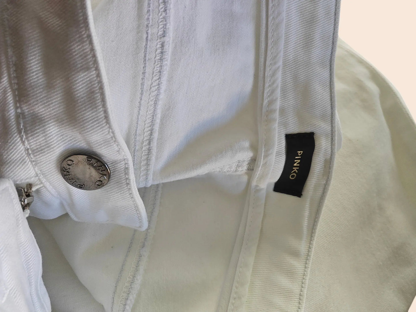 Pantalon cargo Pinko blanc – neuf avec étiquette – taille 46 EU Pinko