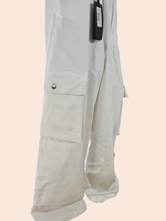 Pantalon cargo Pinko blanc – neuf avec étiquette – taille 46 EU Pinko