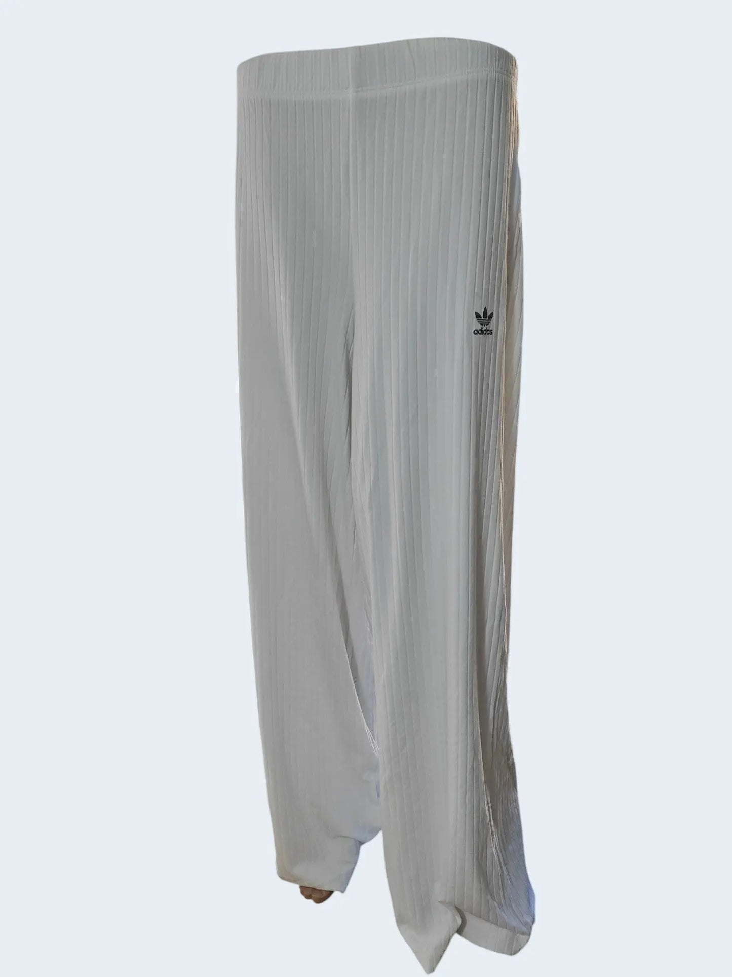 Pantalon Adidas Originals blanc plissé – taille S adidas
