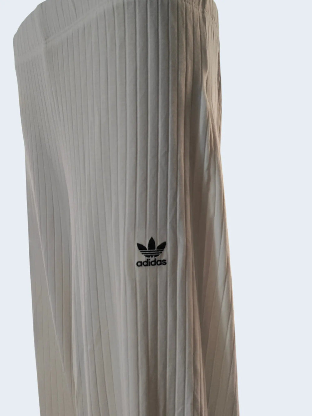 Pantalon Adidas Originals blanc plissé – taille S adidas