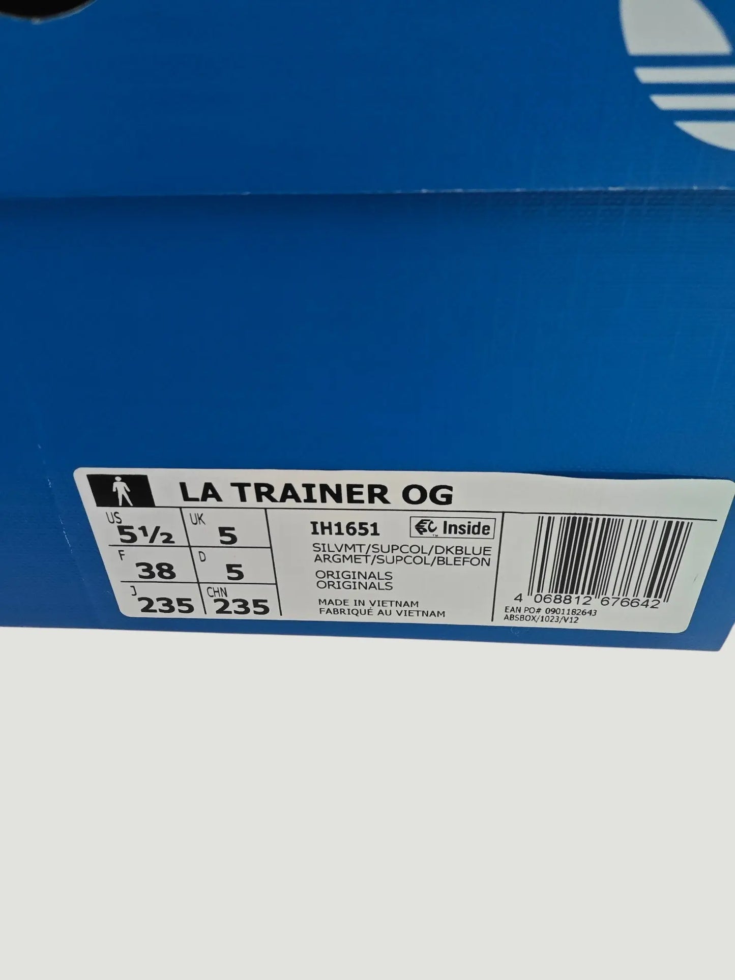 Adidas La Trainer OG neuves – T. 38 – gris/rose/bleu – boîte + lacets Adidas