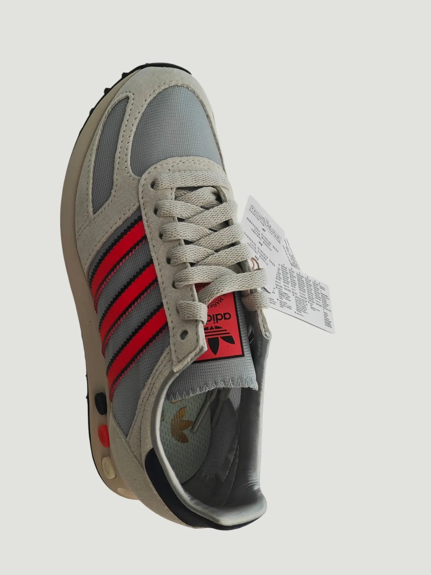 Adidas La Trainer OG neuves – T. 38 – gris/rose/bleu – boîte + lacets Adidas