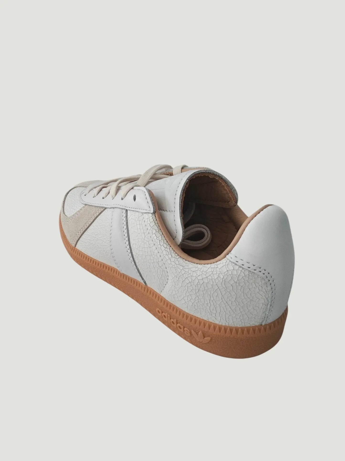 Adidas BW Army Lux neuves – T. 35 1/2 – blanc cassé / gomme – cuir premium adidas