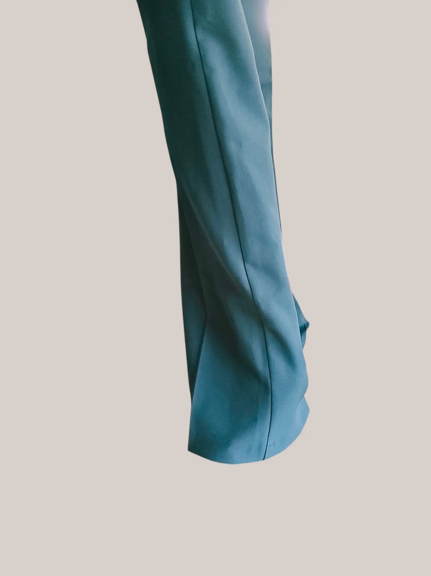 Pantalon Mango femme vert sapin taille 36 Mango