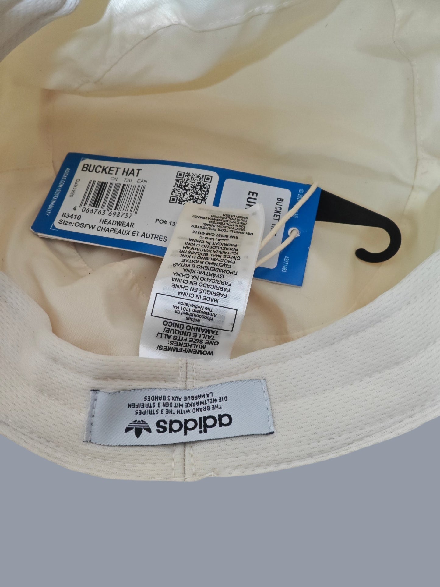 Bob Adidas Originals Sherpa crème OSFW