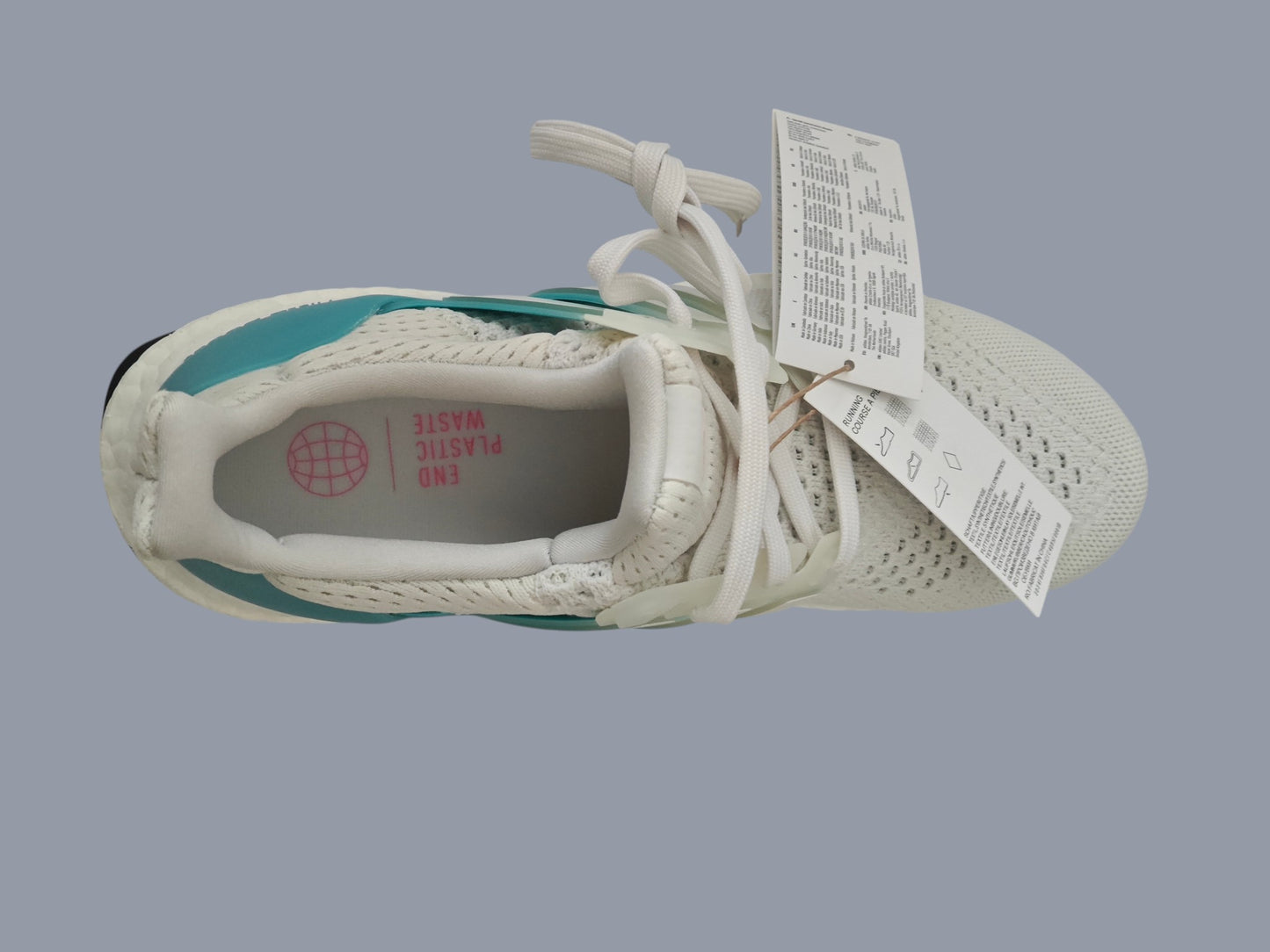 Adidas Ultraboost 1.0 W blanche / bleu turquoise T. 39 1/3