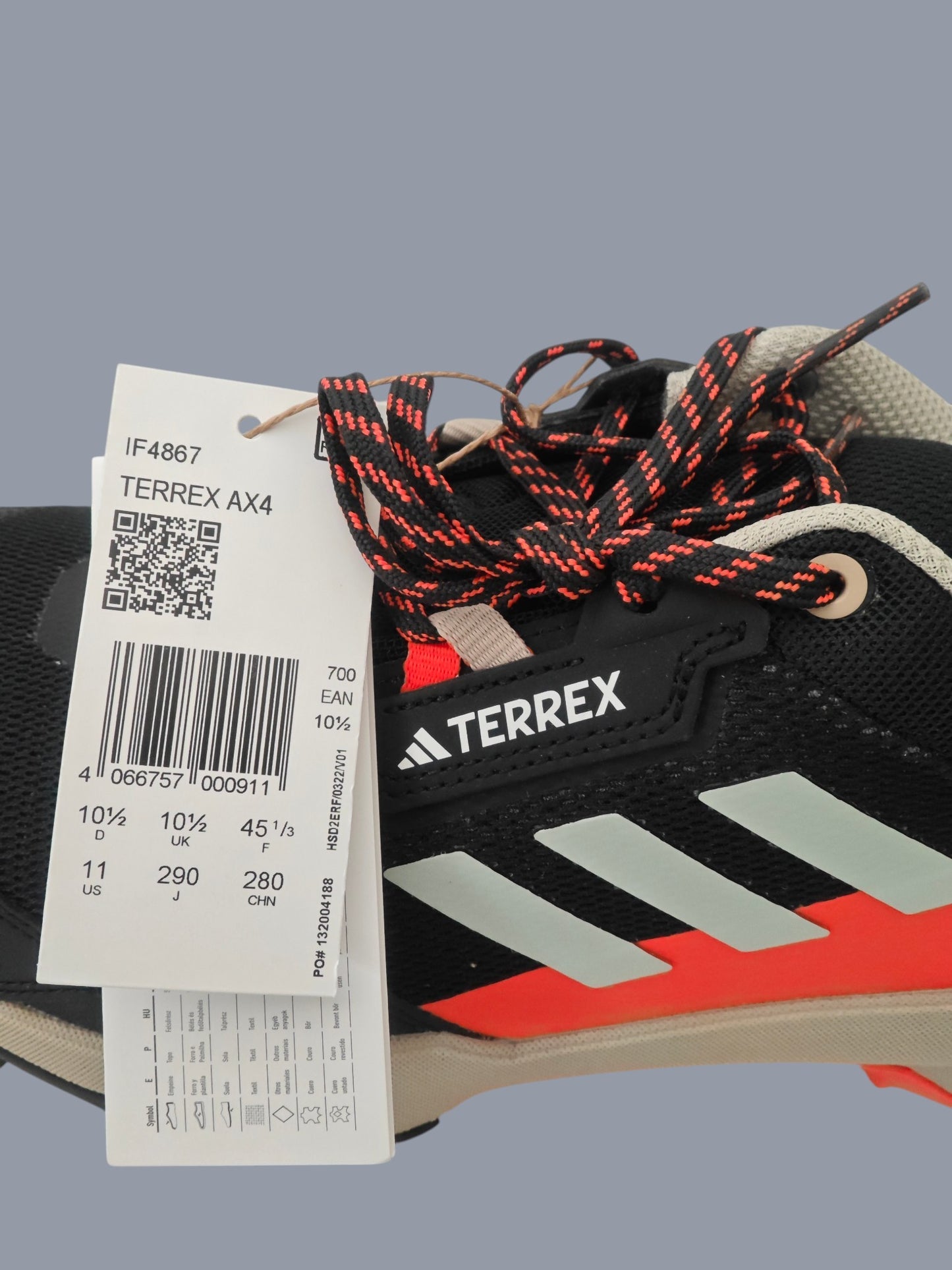 Adidas Terrex AX4 IF4867 – 45 1/3 – neuves avec étiquettes – randonnée / trail