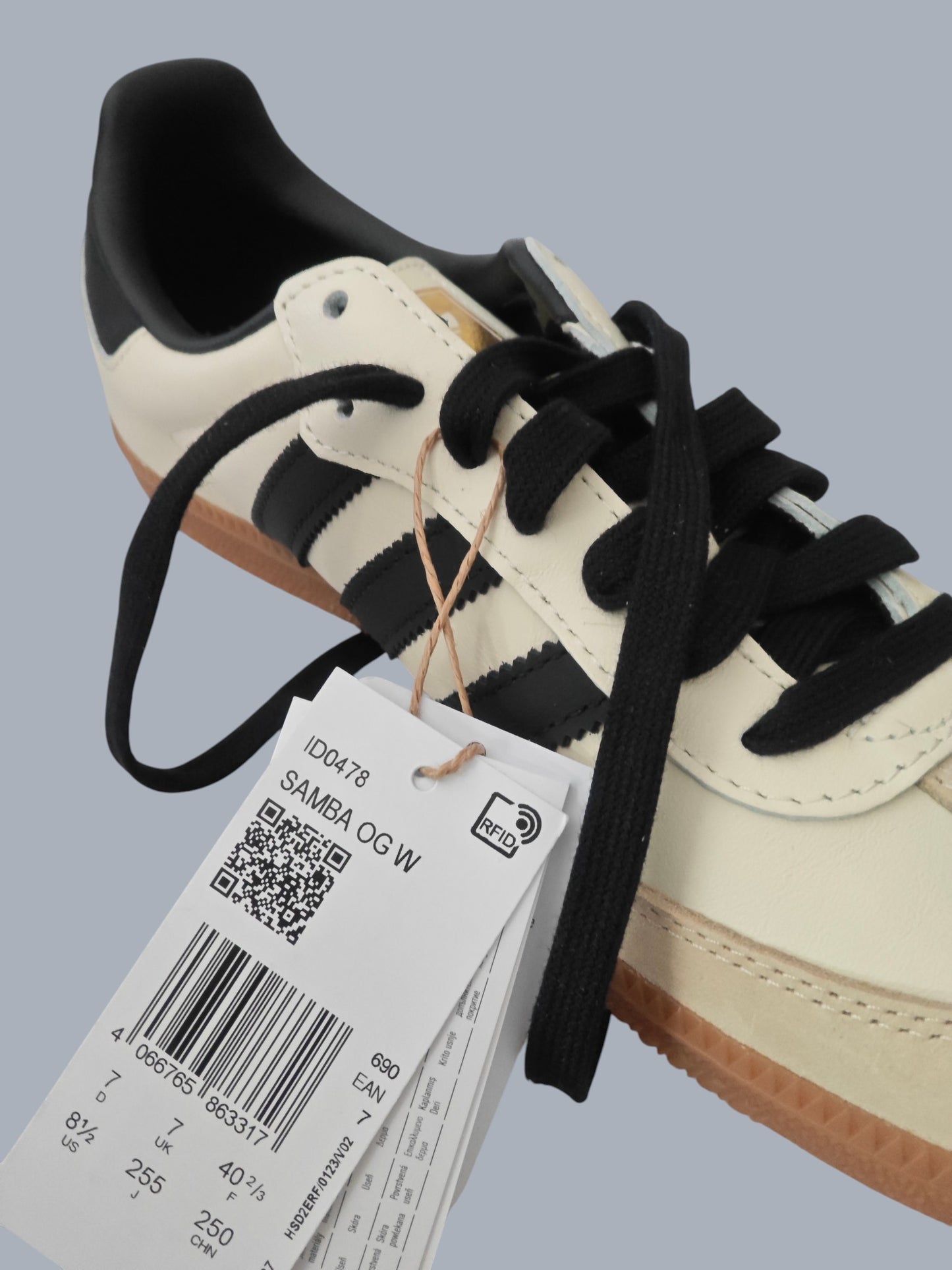 Adidas Samba OG W neuves – blanc noir gum – taille 40 2/3 – avec boîte