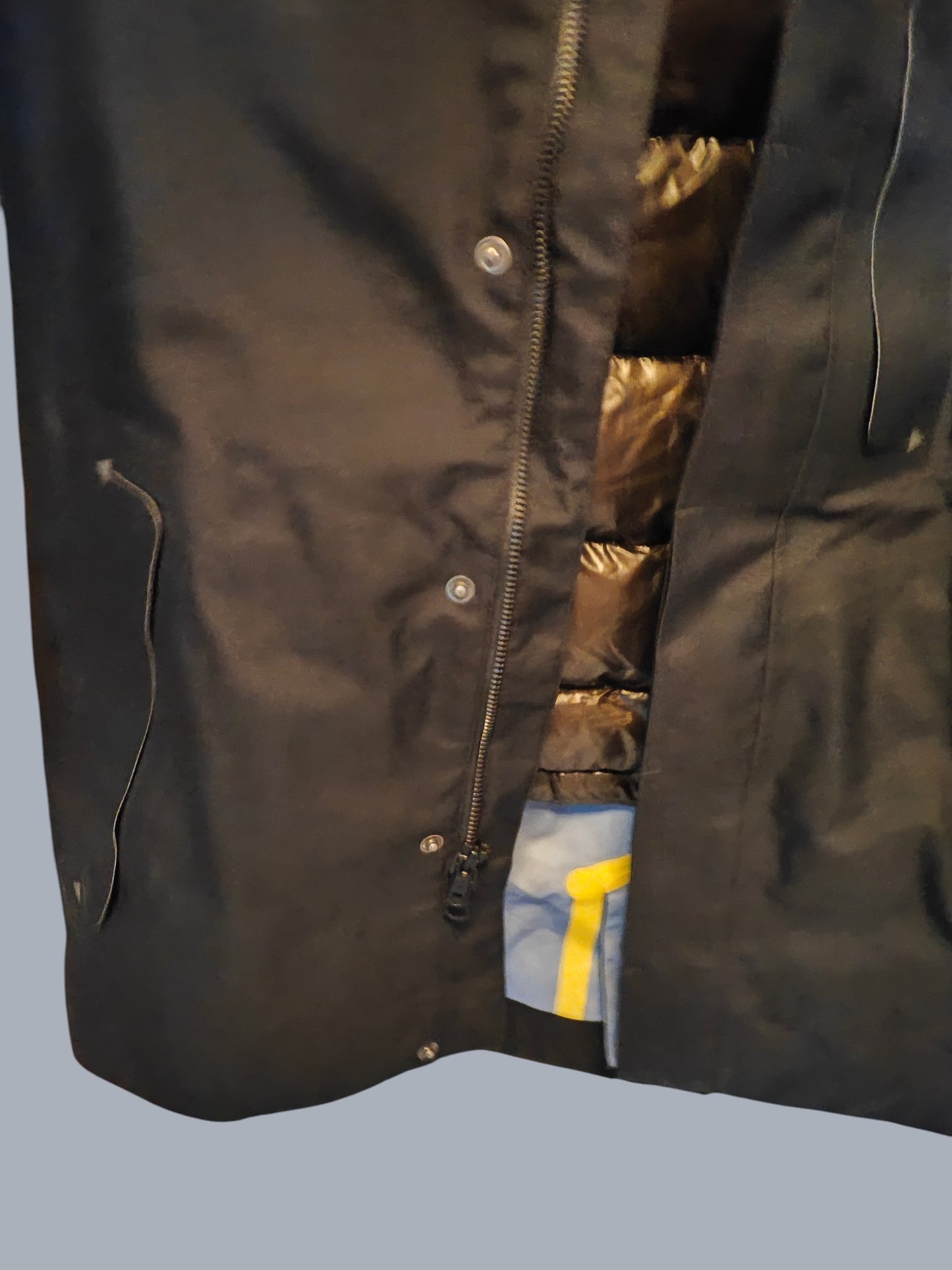 The North Face parka 3-en-1 noir – doudoune intégrée – taille S