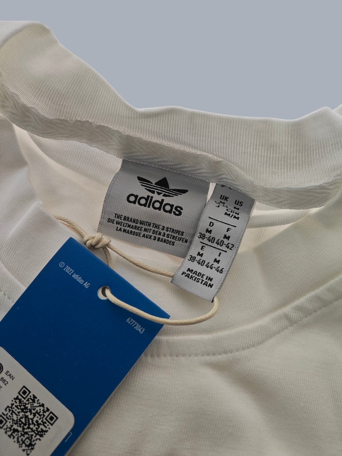 T-shirt Adidas Originals Trefoil blanc neuf M