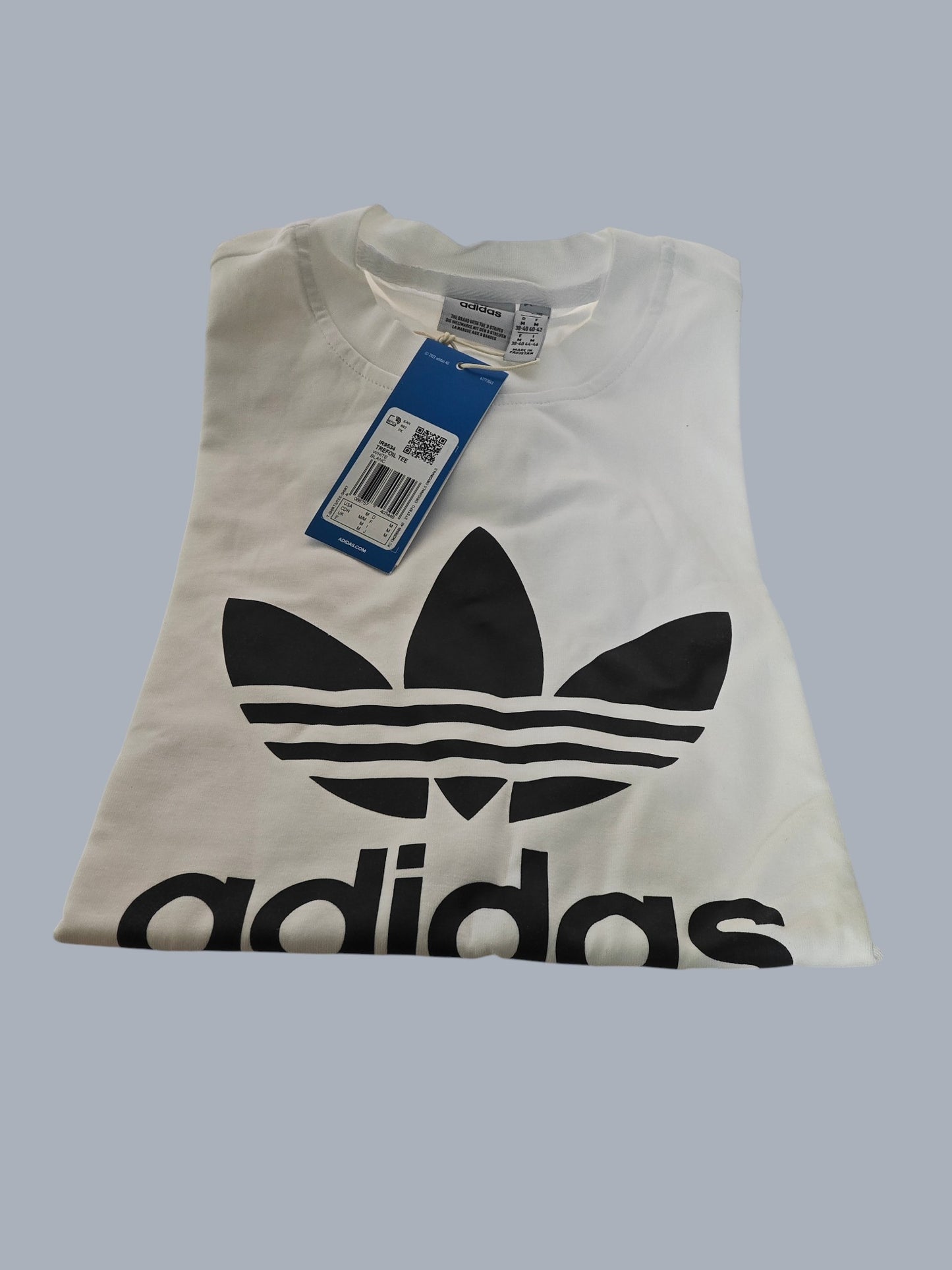 T-shirt Adidas Originals Trefoil blanc neuf M