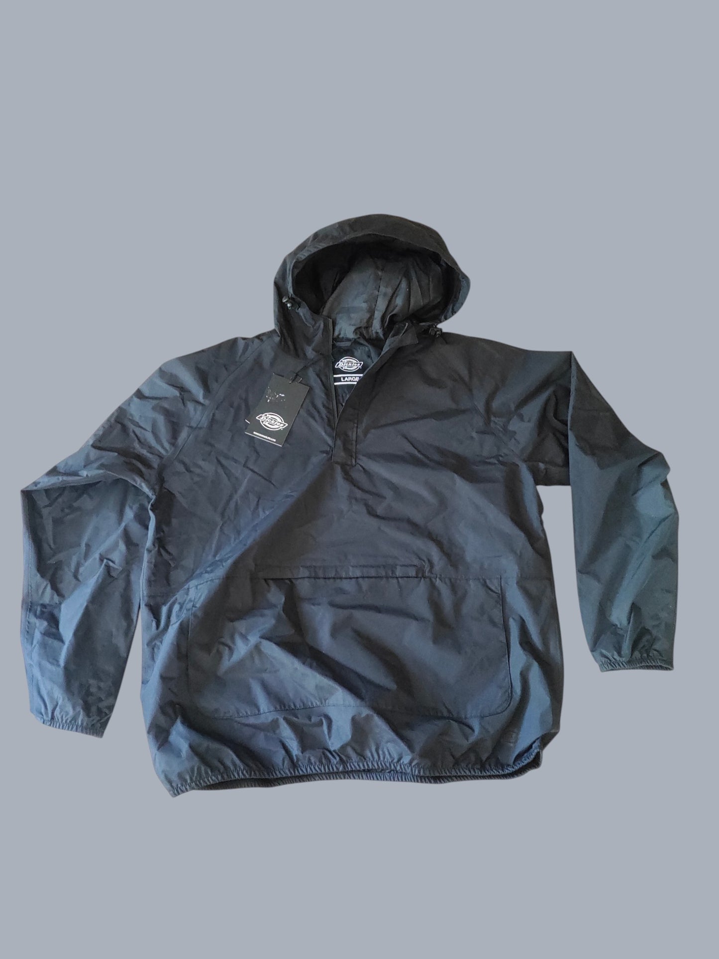 Veste Dickies anorak noir Smithfield coupe-vent neuve taille L