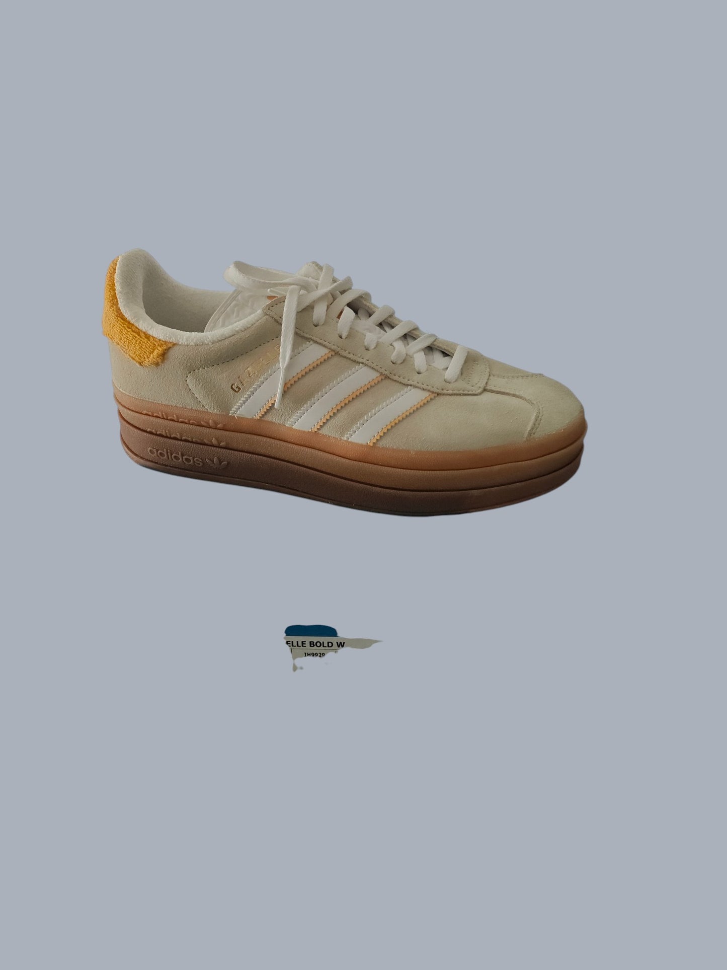 Adidas Gazelle Bold W beige plateforme taille 40