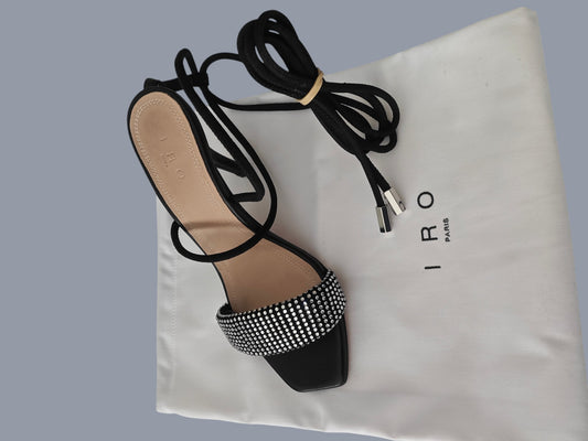 Sandales IRO Paris Paddy strass – Taille 37 – Neuves
