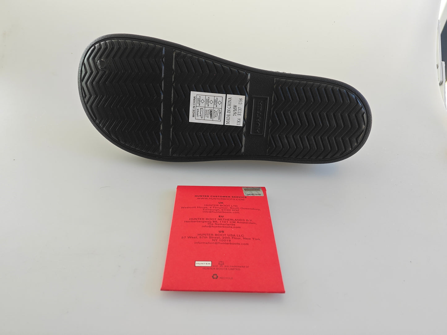 Hunter In/Out Bloom Algae Foam Clog Noir – Taille 37 EU